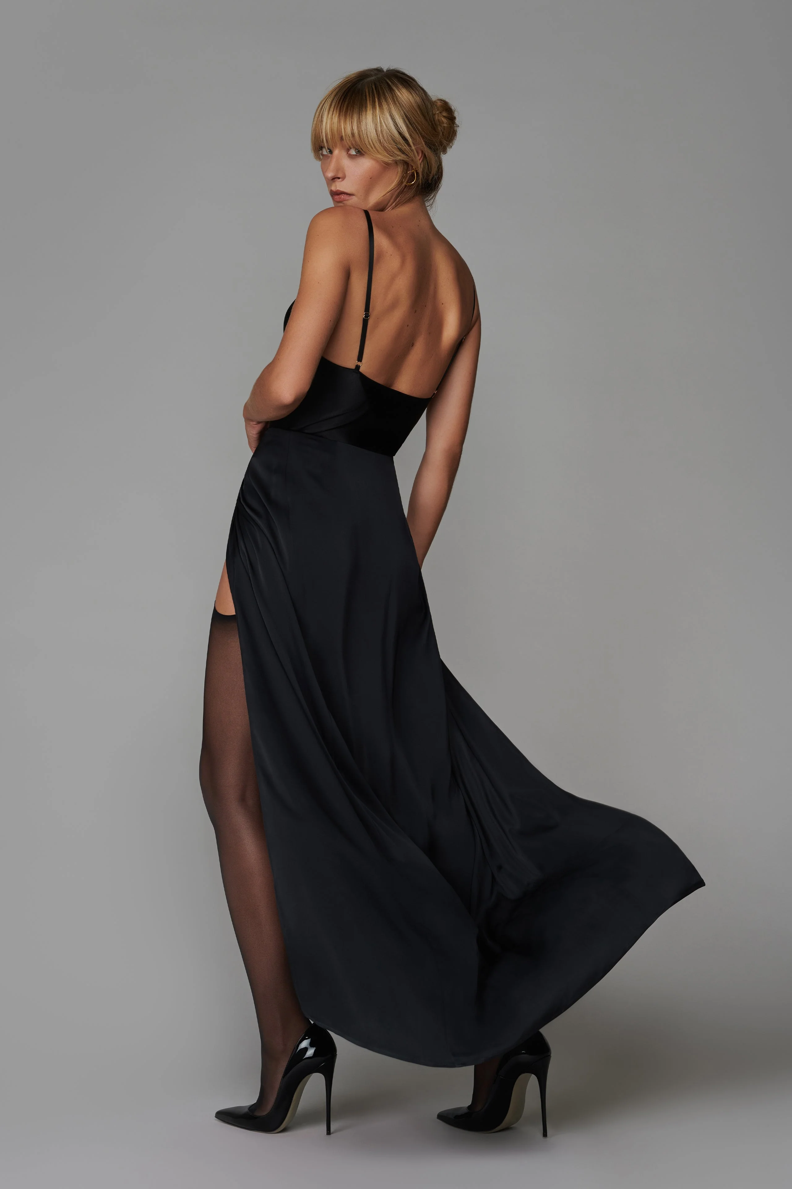 025 Wrap skirt - Le Vestiaire | Black - Image 2