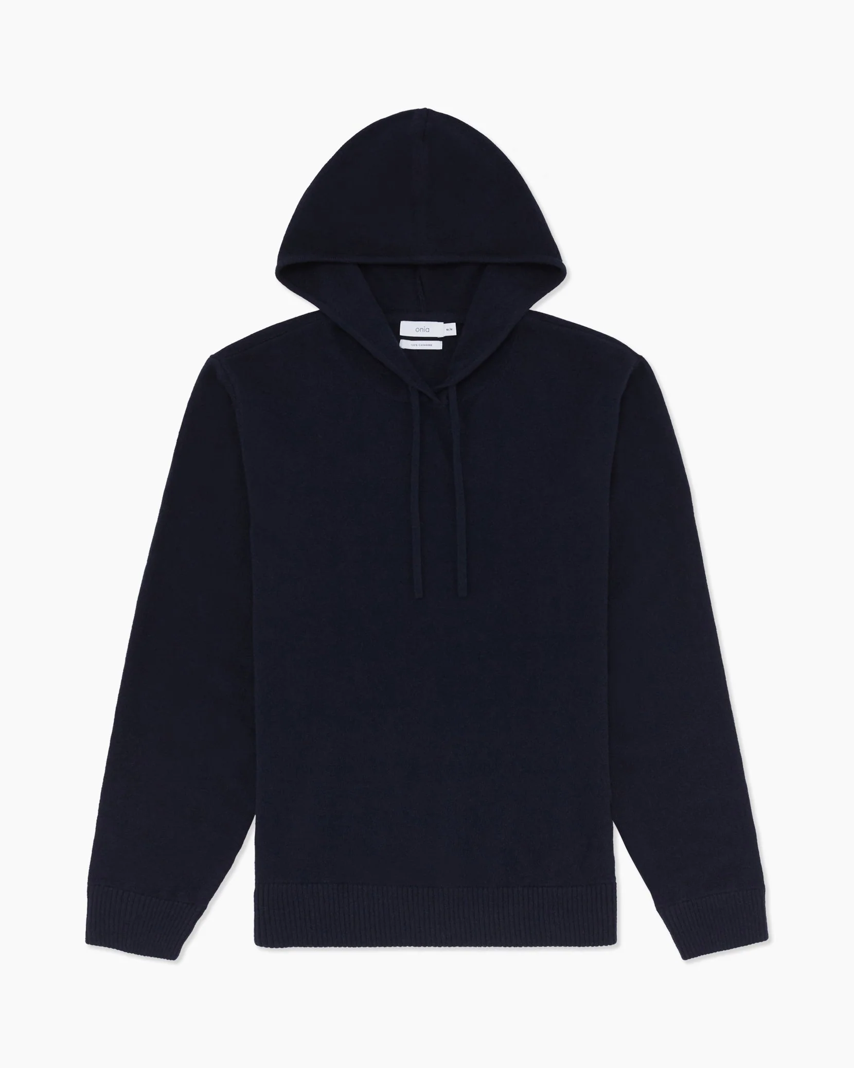 Mens | 100% Cashmere Hooded Pullover | Light-Heather-Grey - Image 13