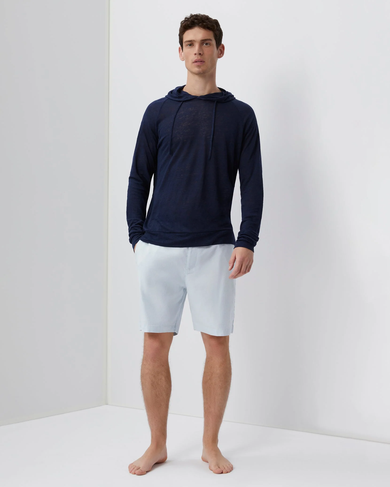 Mens | 4-way Stretch Hybrid 7" Walk Short | Spring Blue - Image 4