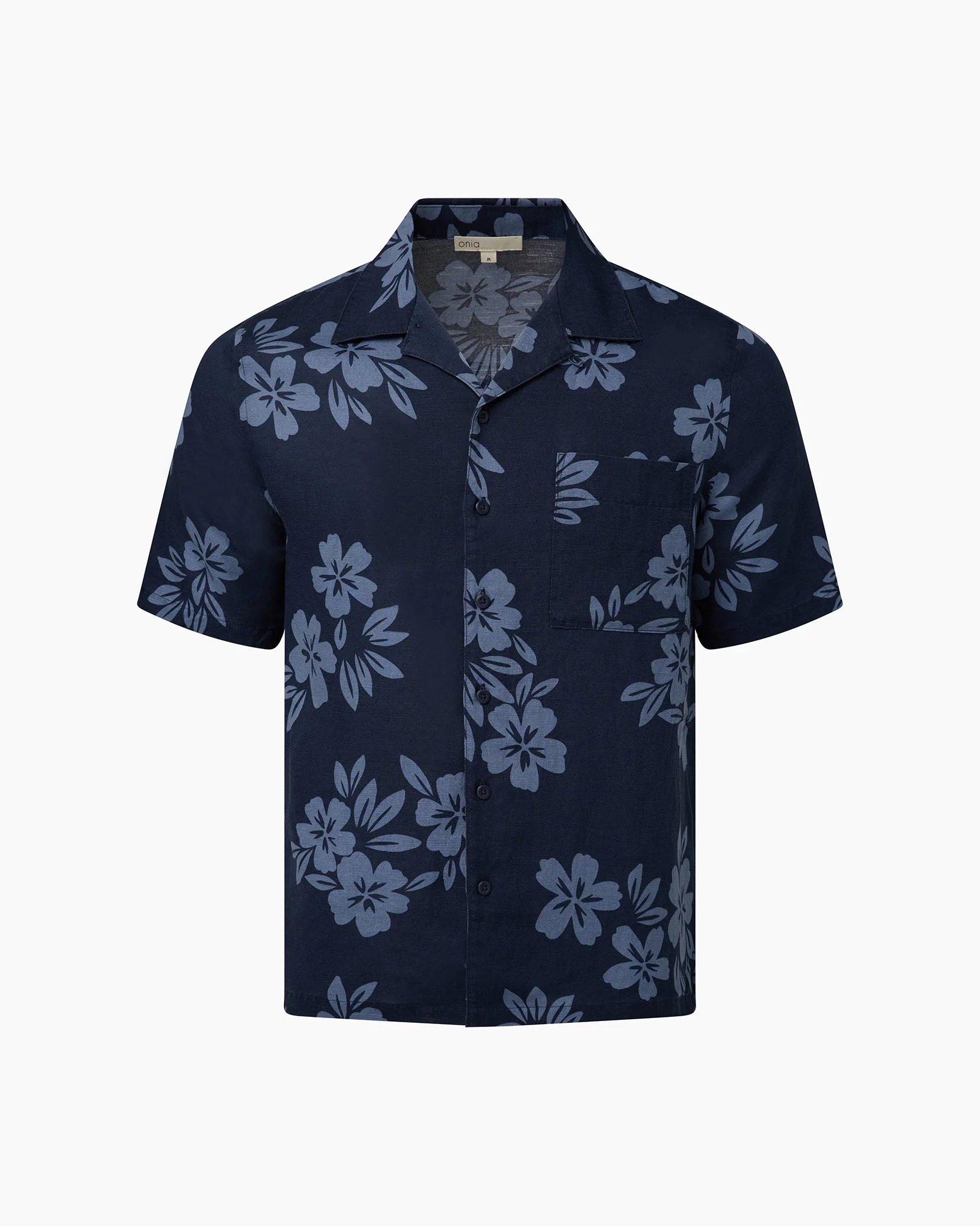 Mens | Air Linen Convertible Vacation Shirt | Deep Navy - Image 2