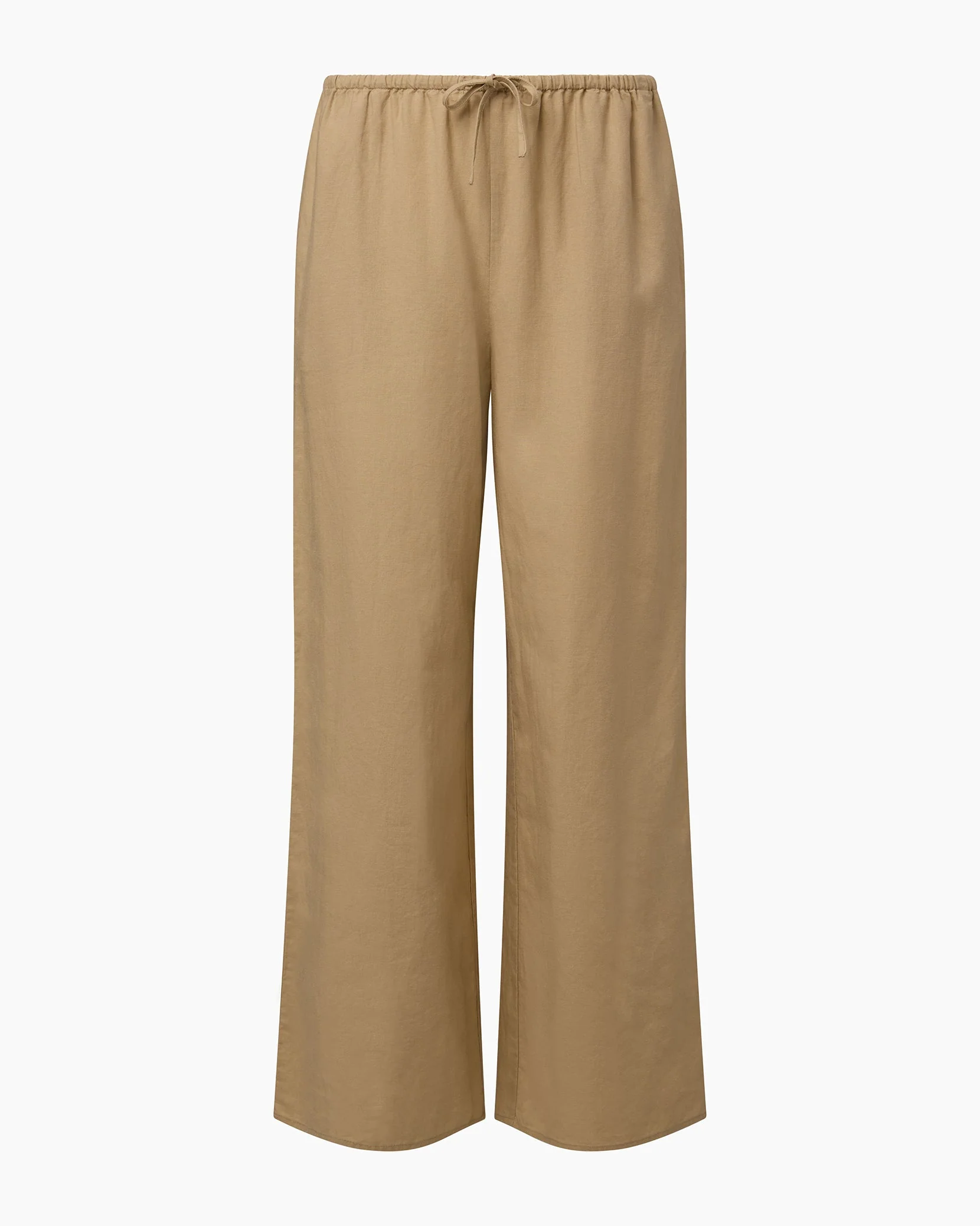 Womens | Air Linen Drawstring Pant | Jute - Image 2