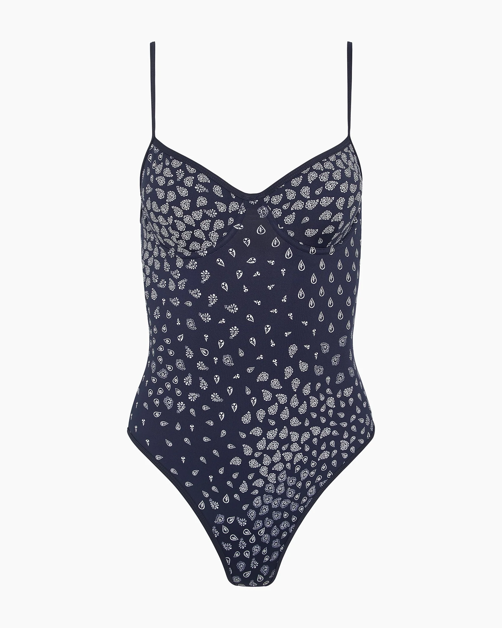 Womens | Bianca One Piece | Noir Navy/Egret - Image 2