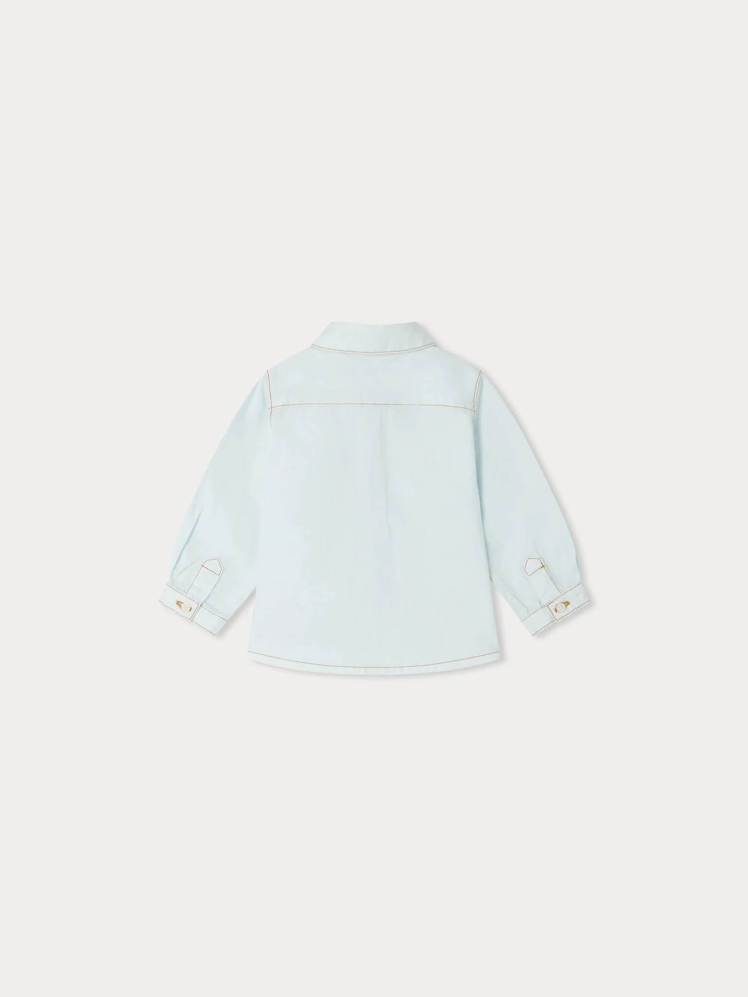 Boy | Mico Shirt | Aqua Blue - Image 2
