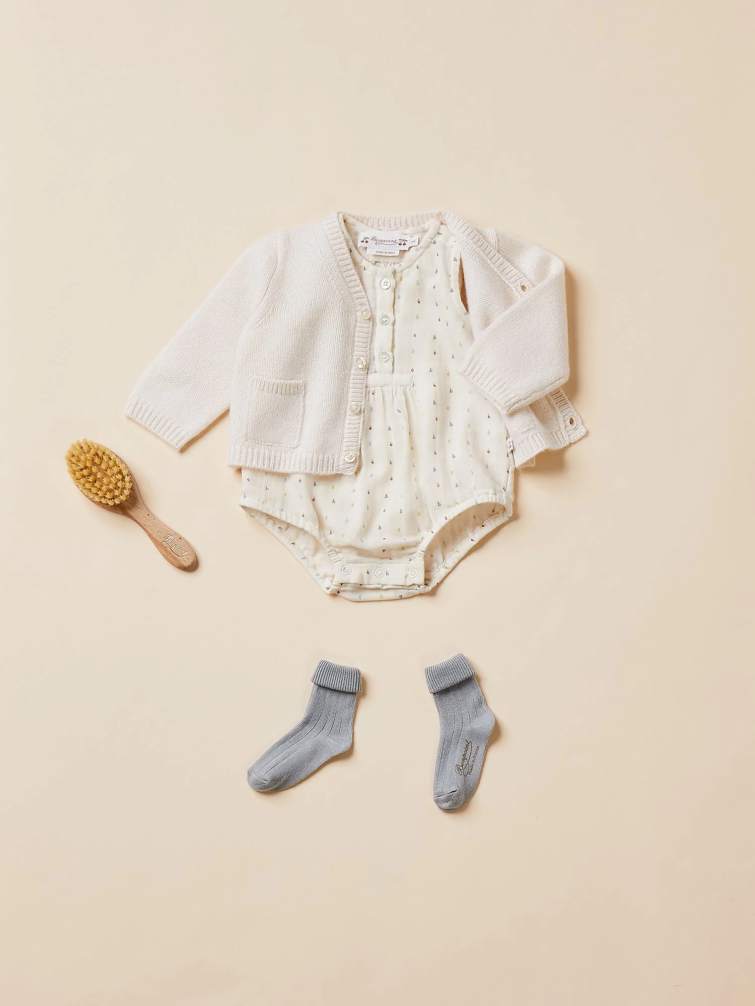 Boy | Nico Romper | Apple Green - Image 2