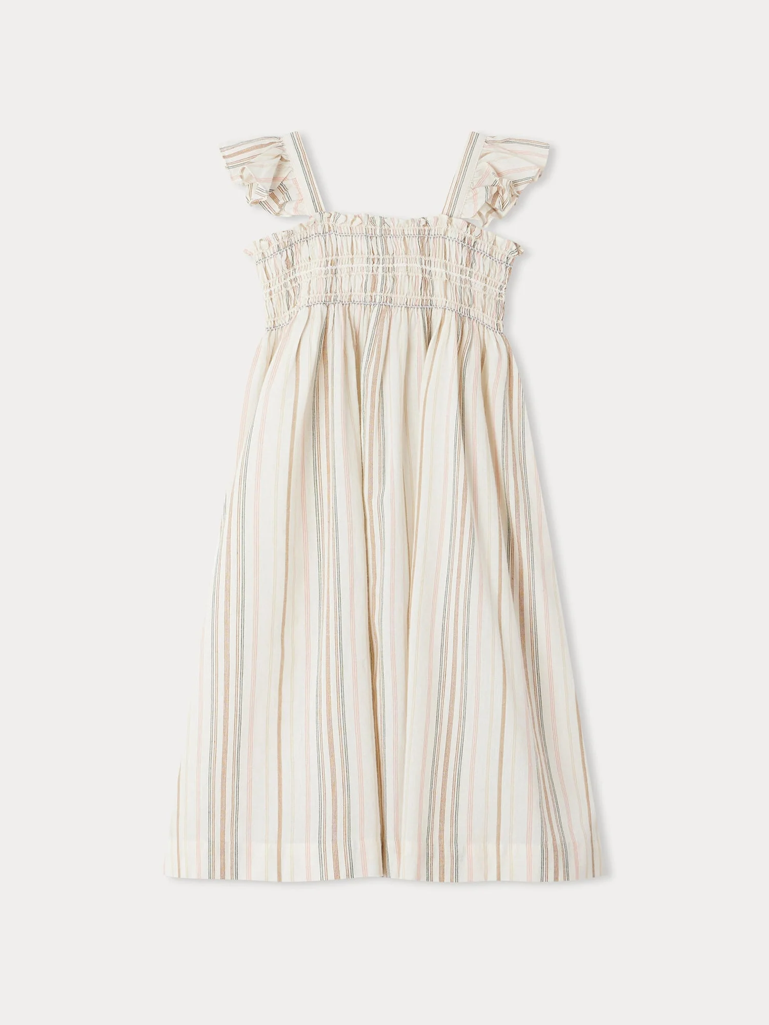 Girl | Alexandra Dress | Multicolored Stripes - Image 2