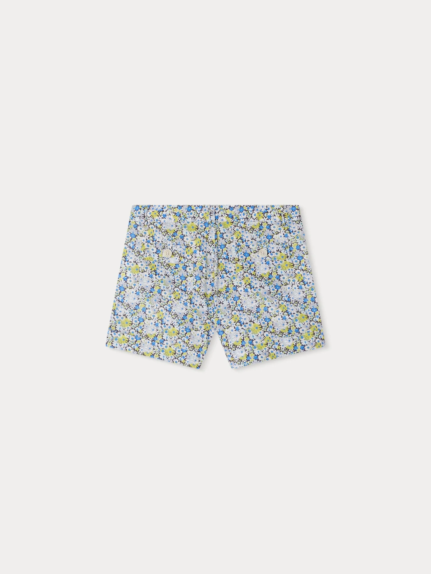 Girl | Calista Bermuda Shorts | Blue Flowers - Image 2