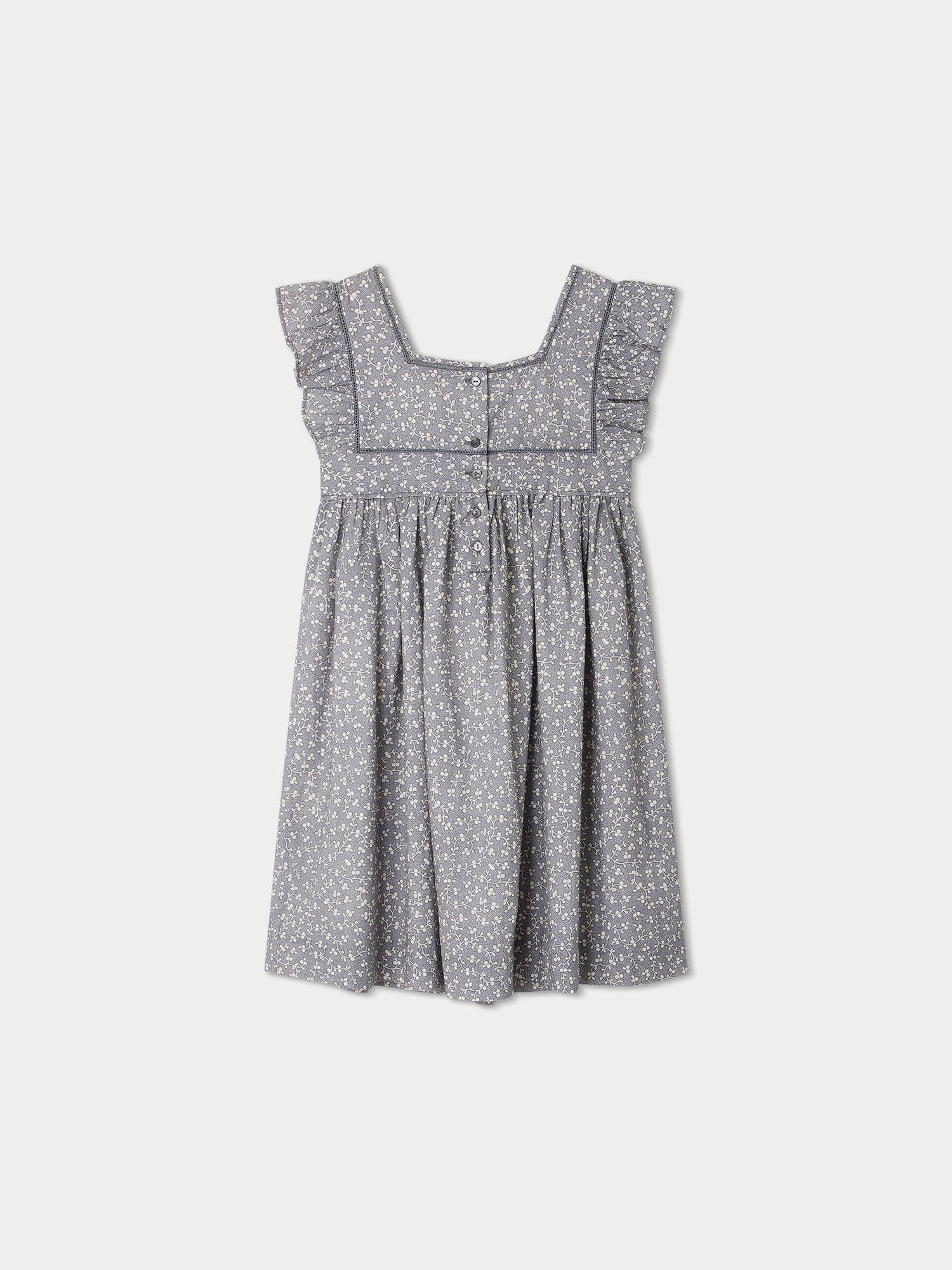 Girl | Cassiopee Dress | Blue Grey - Image 2
