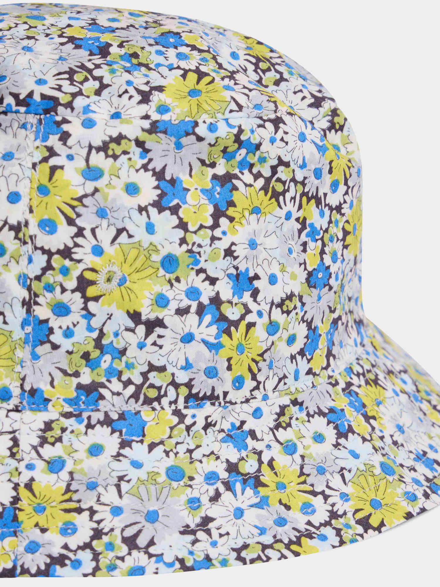 Girl | Charlie Bucket Hat | Blue Flowers - Image 2