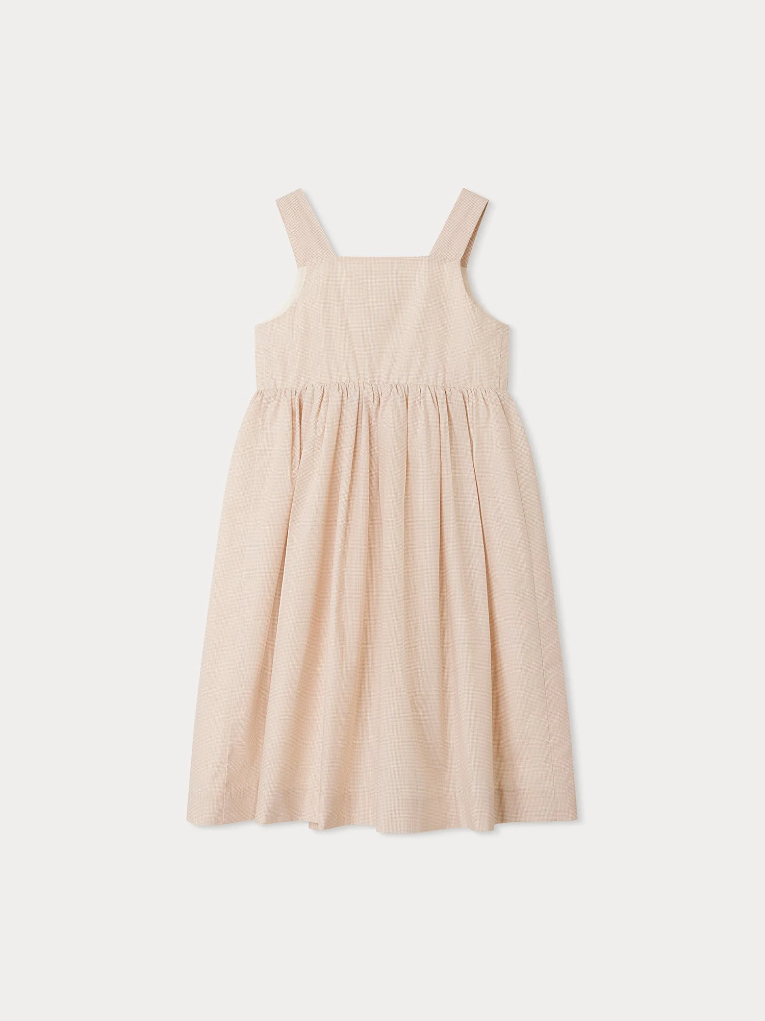 Girl | Laly Dress | Vichy Beige - Image 2