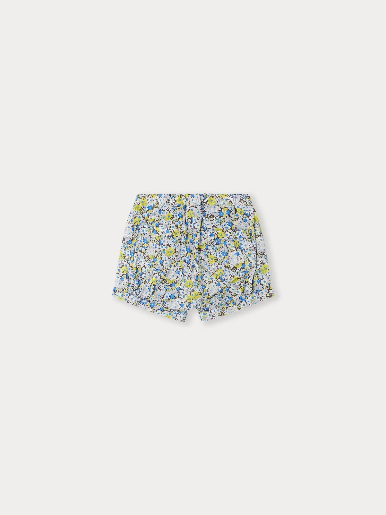 Girl | Square Shorts | Blue Flowers - Image 2