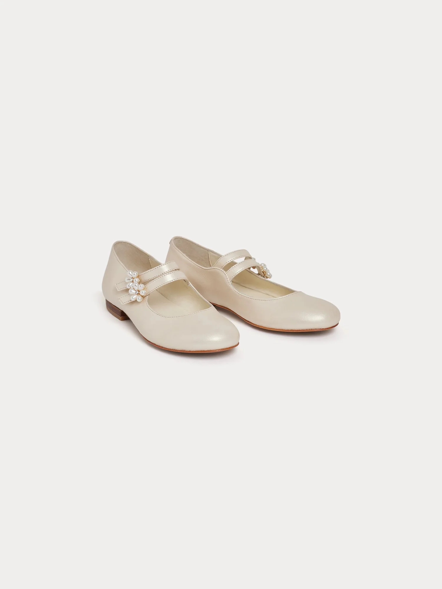 Girl | Tam Mary Janes | Golden White - Image 2