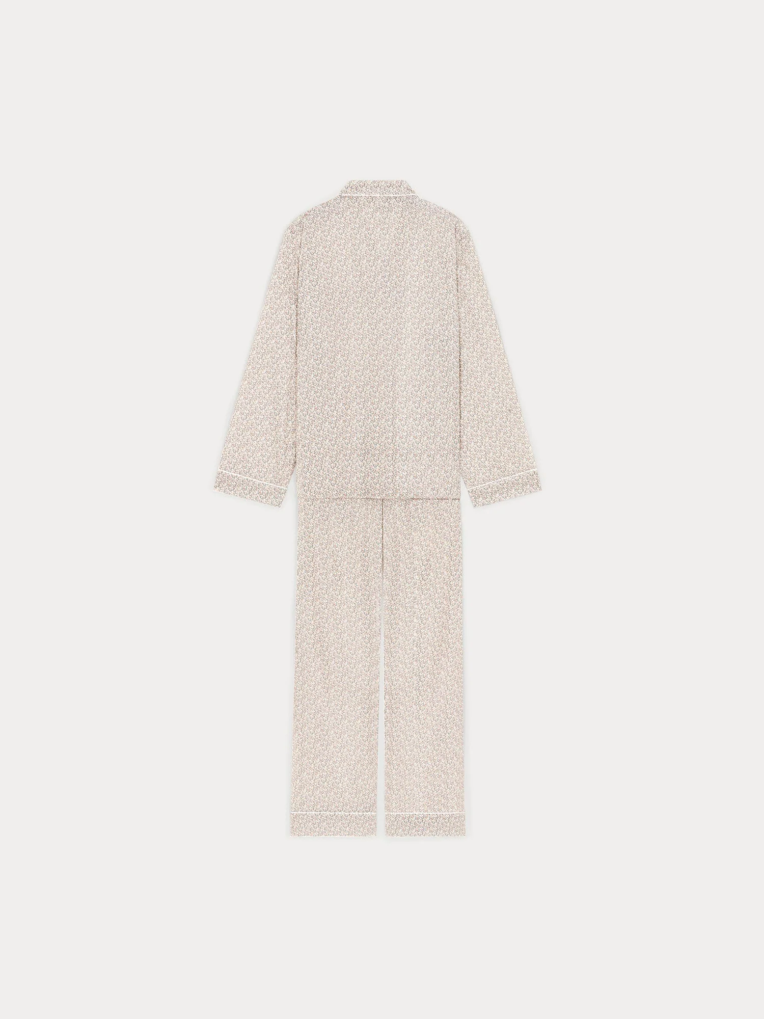 Women | Bonpoint Organic Cotton Pajamas In An Exlusive Liberty Print | Powder Pink - Image 2