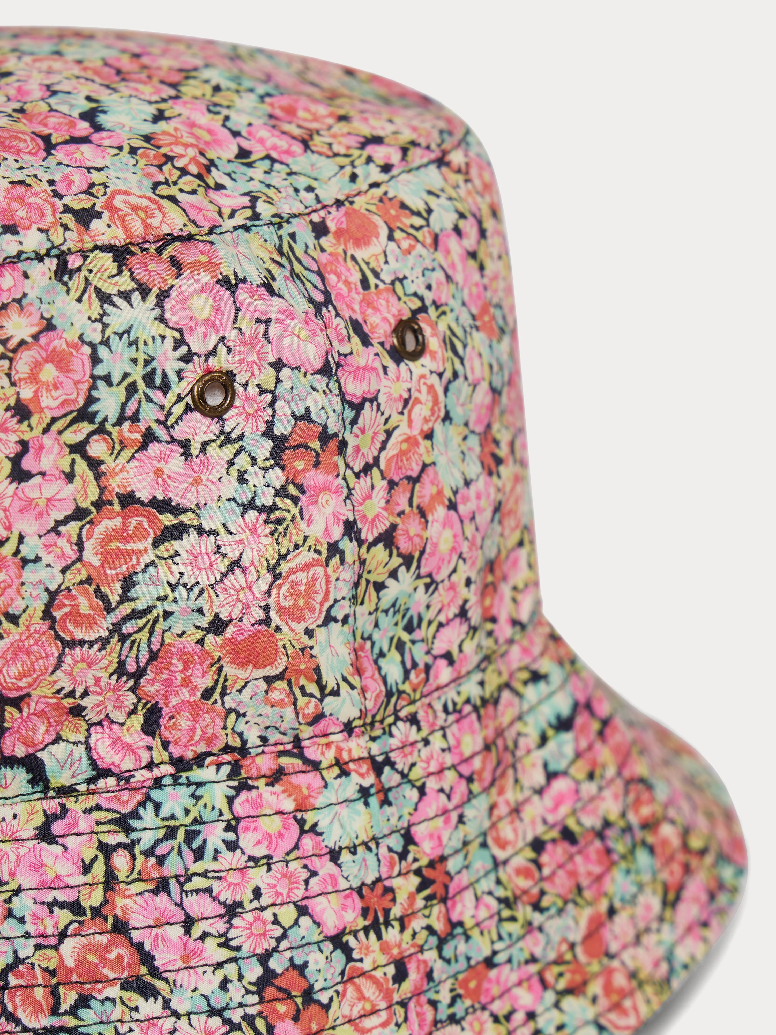 Women | Theana Cotton Bucket Hat | Fl Corail - Image 2