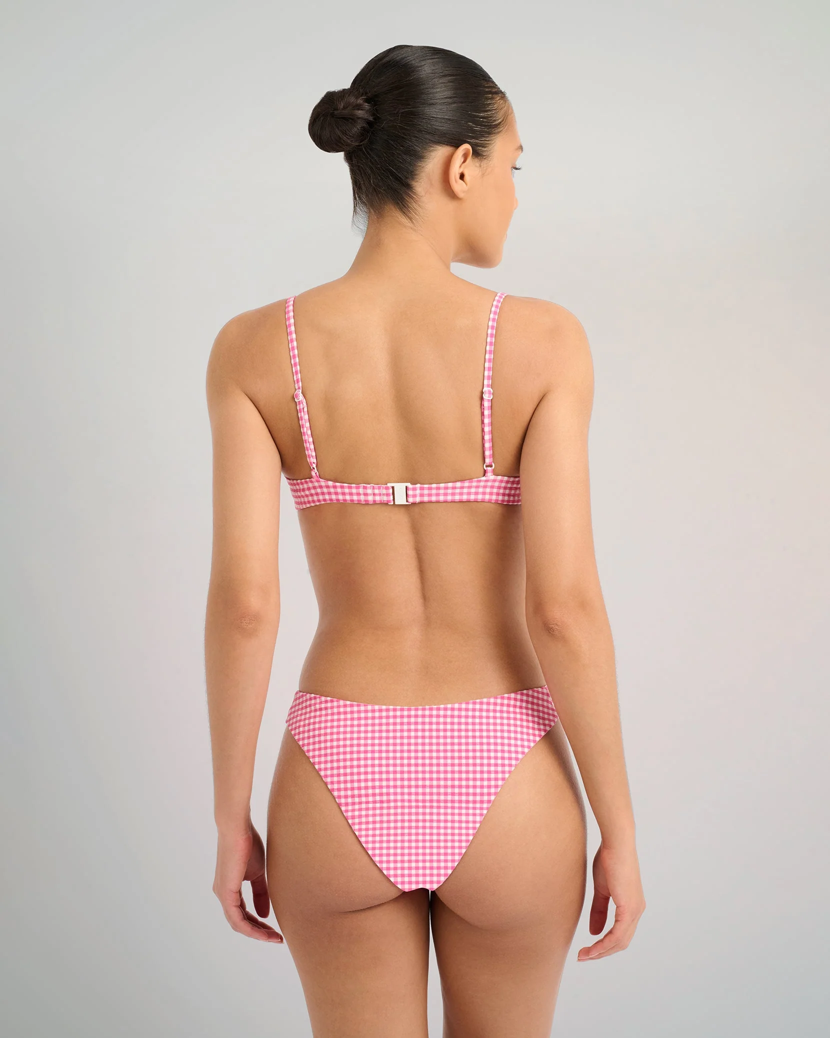Womens | Brigitte Bikini Top | Gin Fizz/White - Image 5