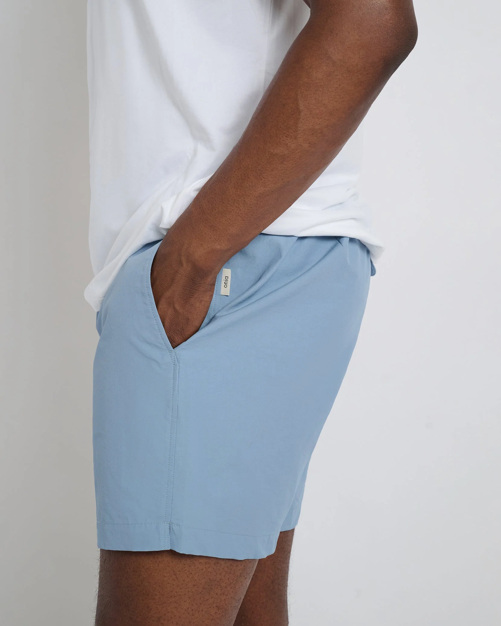 Mens | Calder 6E Swim Trunk | Baby Blue - Image 2