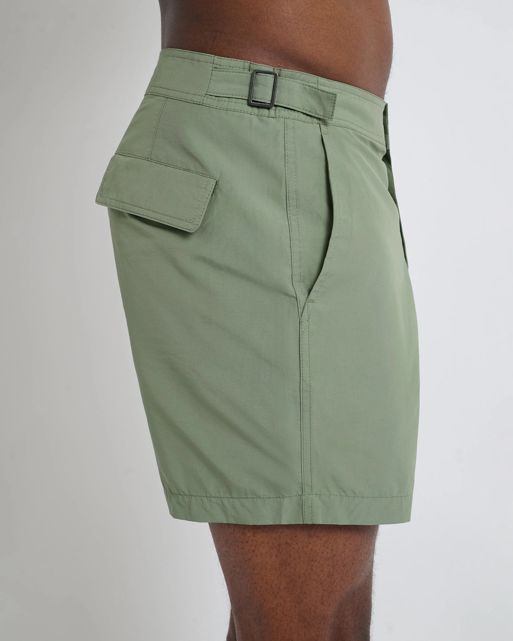 Mens | Calder Buckle 5" Swim Trunk | Seaspray - Image 2