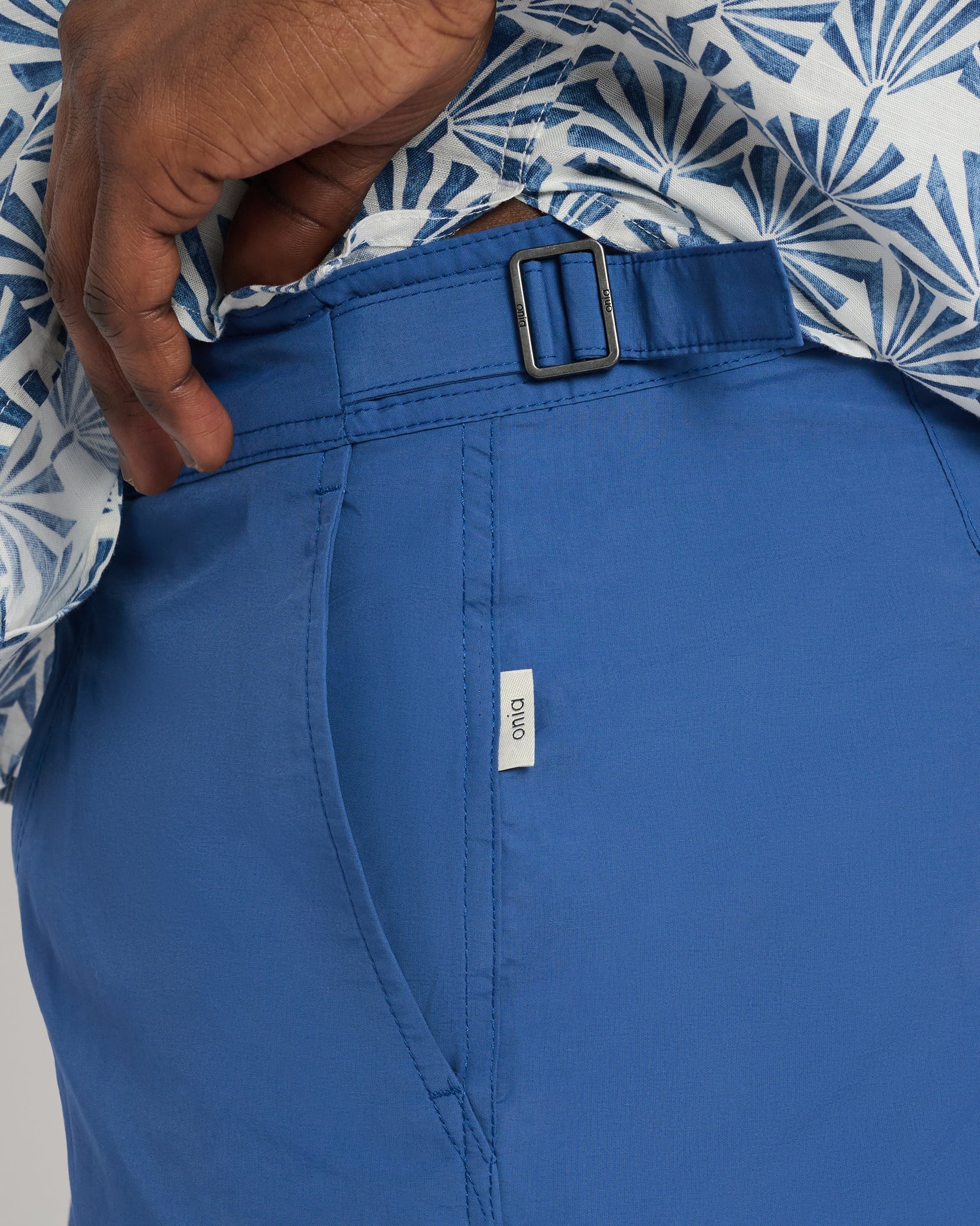 Mens | Calder Buckle 5" Swim Trunk | Pool Blue - Image 2