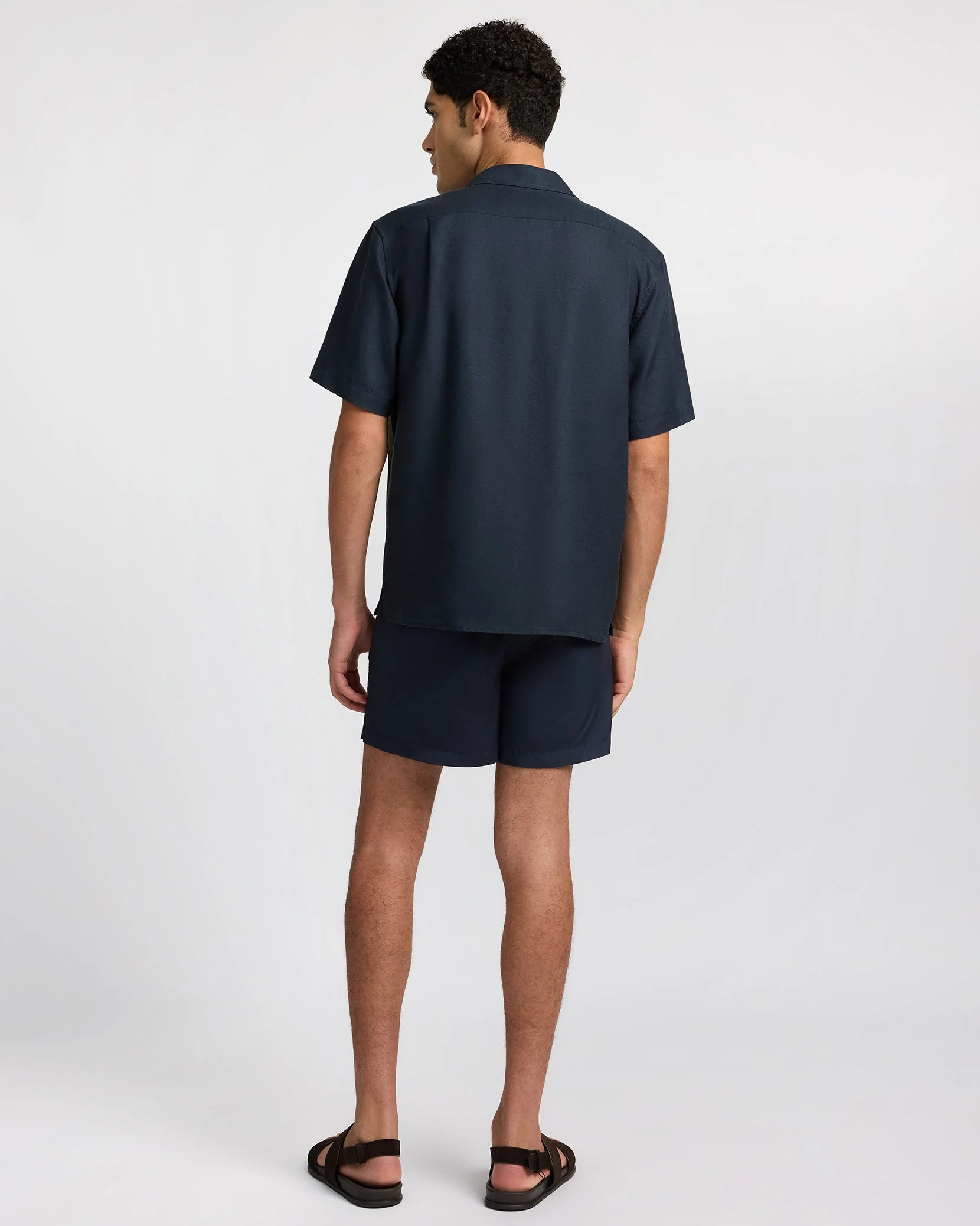 Mens | Calder Buckle 5" Swim Trunk - I | Deep Navy - Image 6