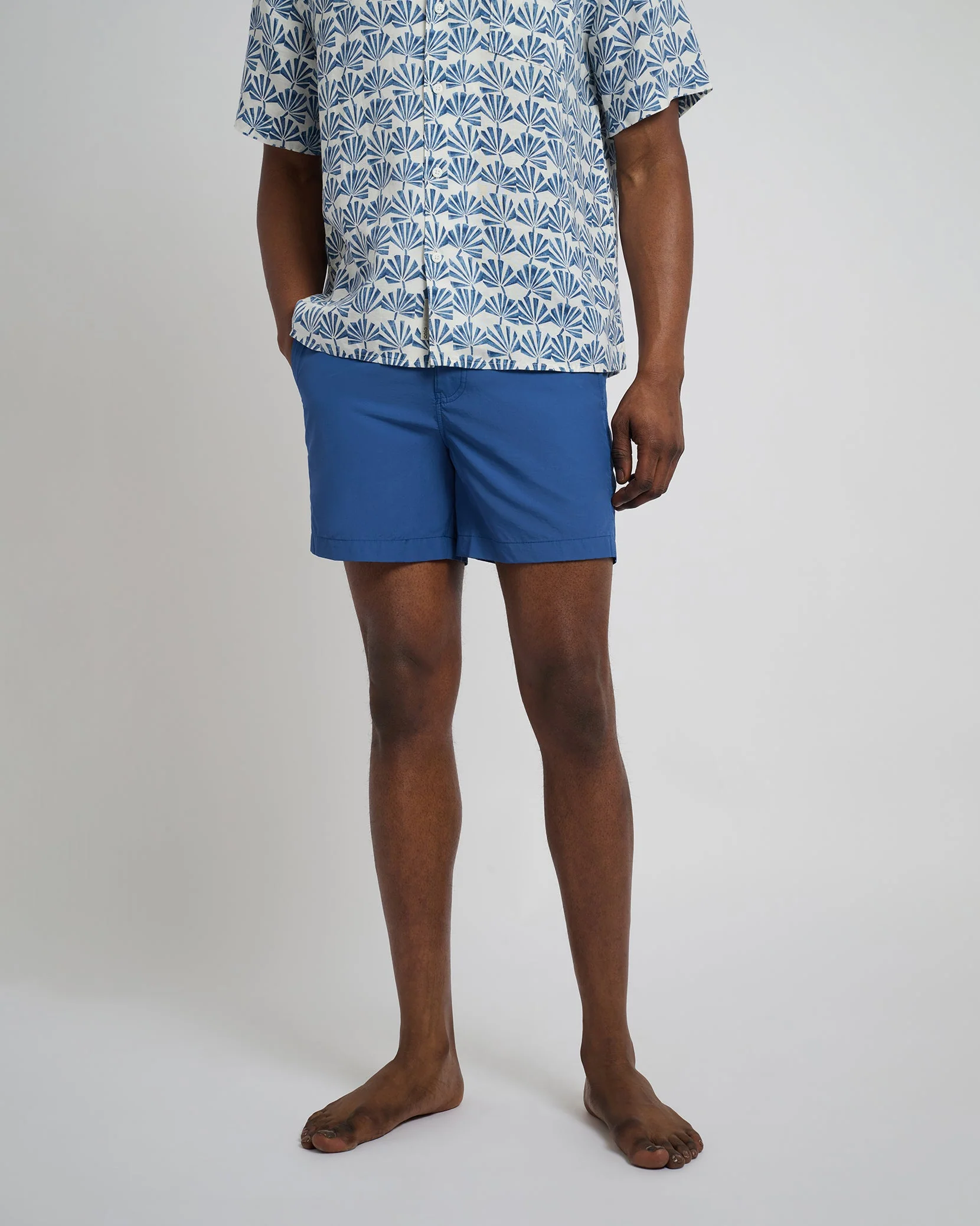 Mens | Calder Buckle 5" Swim Trunk | Pool Blue - Image 3