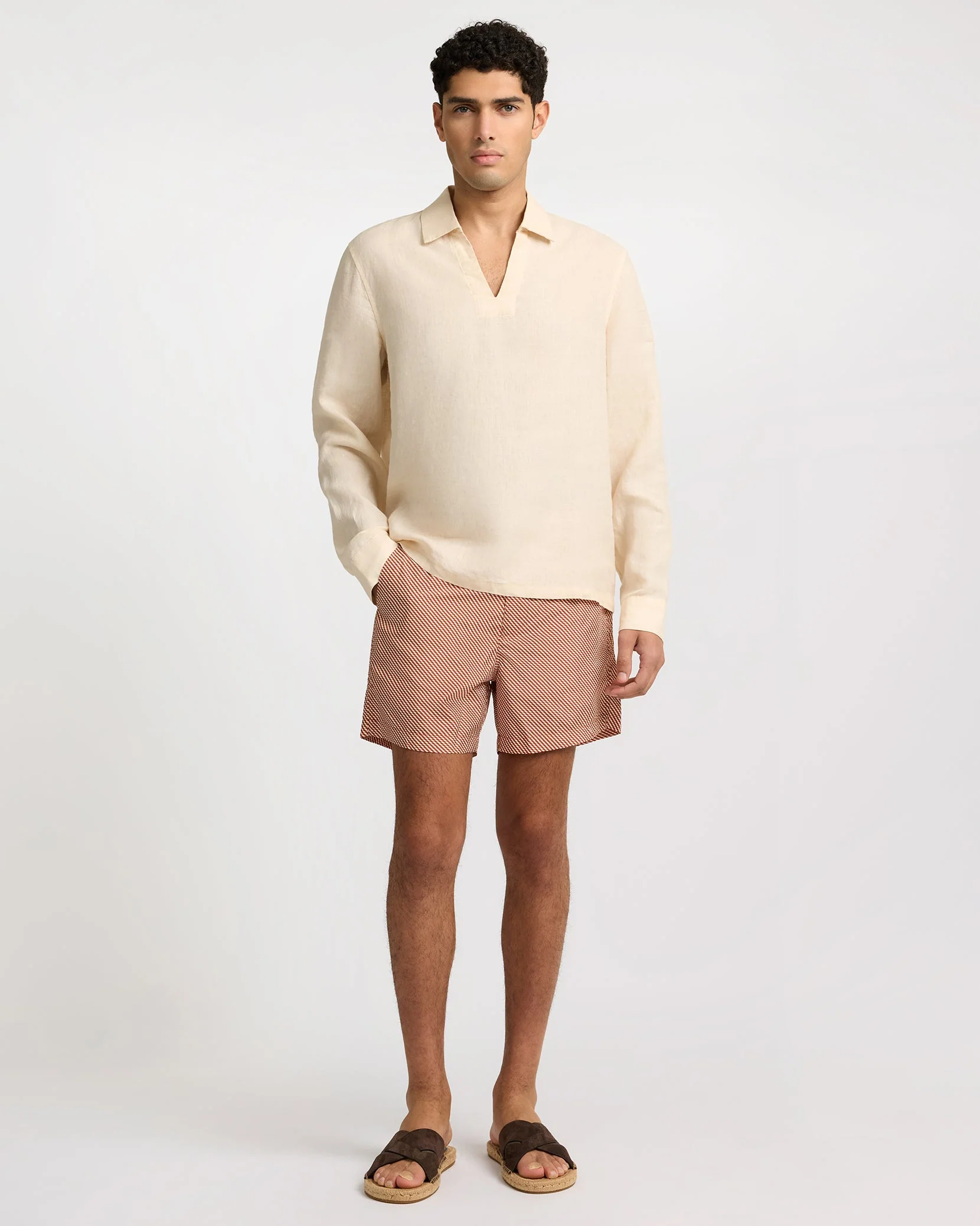 Mens | Calder Buckle 5" Swim Trunk | Picante - Image 4