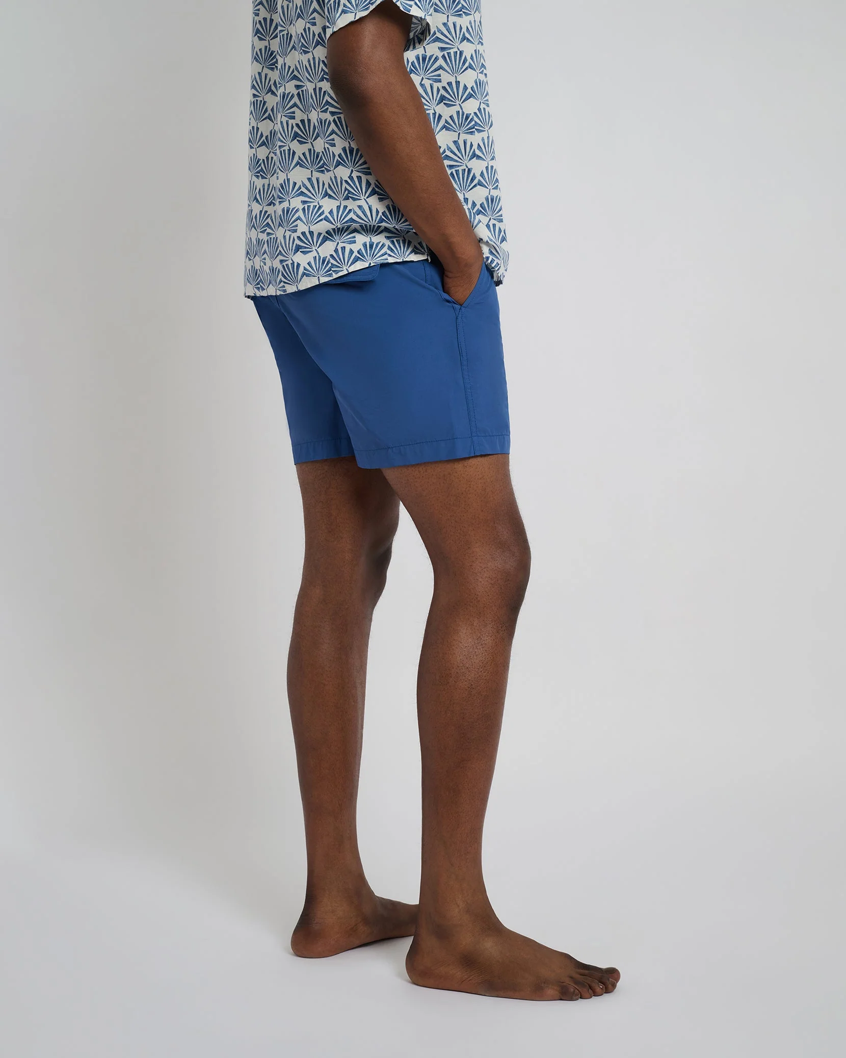 Mens | Calder Buckle 5" Swim Trunk | Pool Blue - Image 5