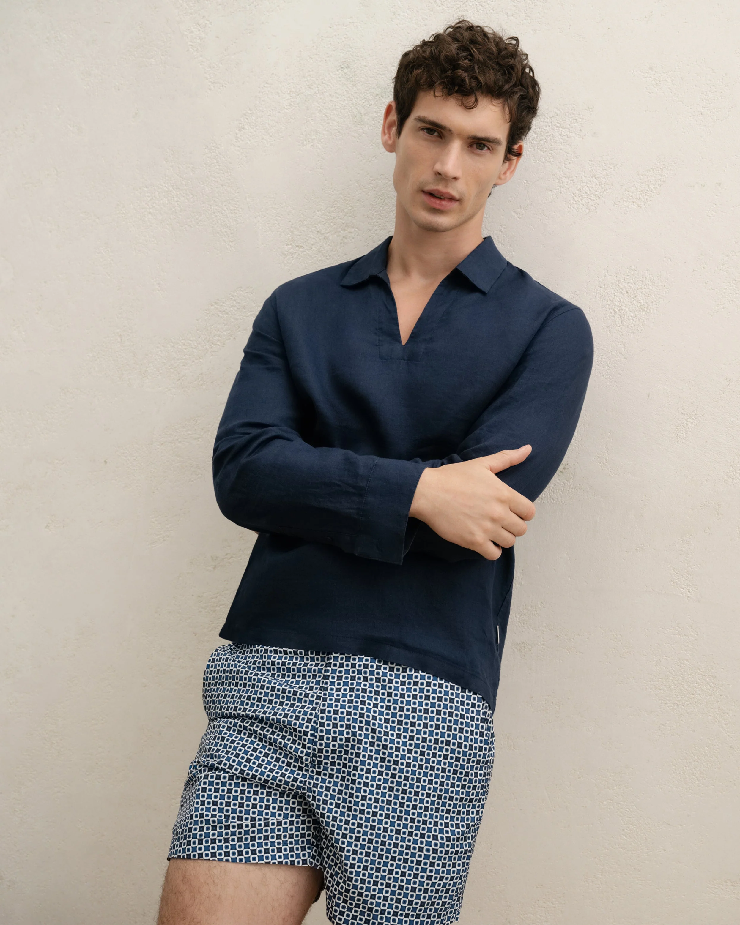 Mens | Calder Buckle 5" Swim Trunk - II | Deep Navy - Image 2