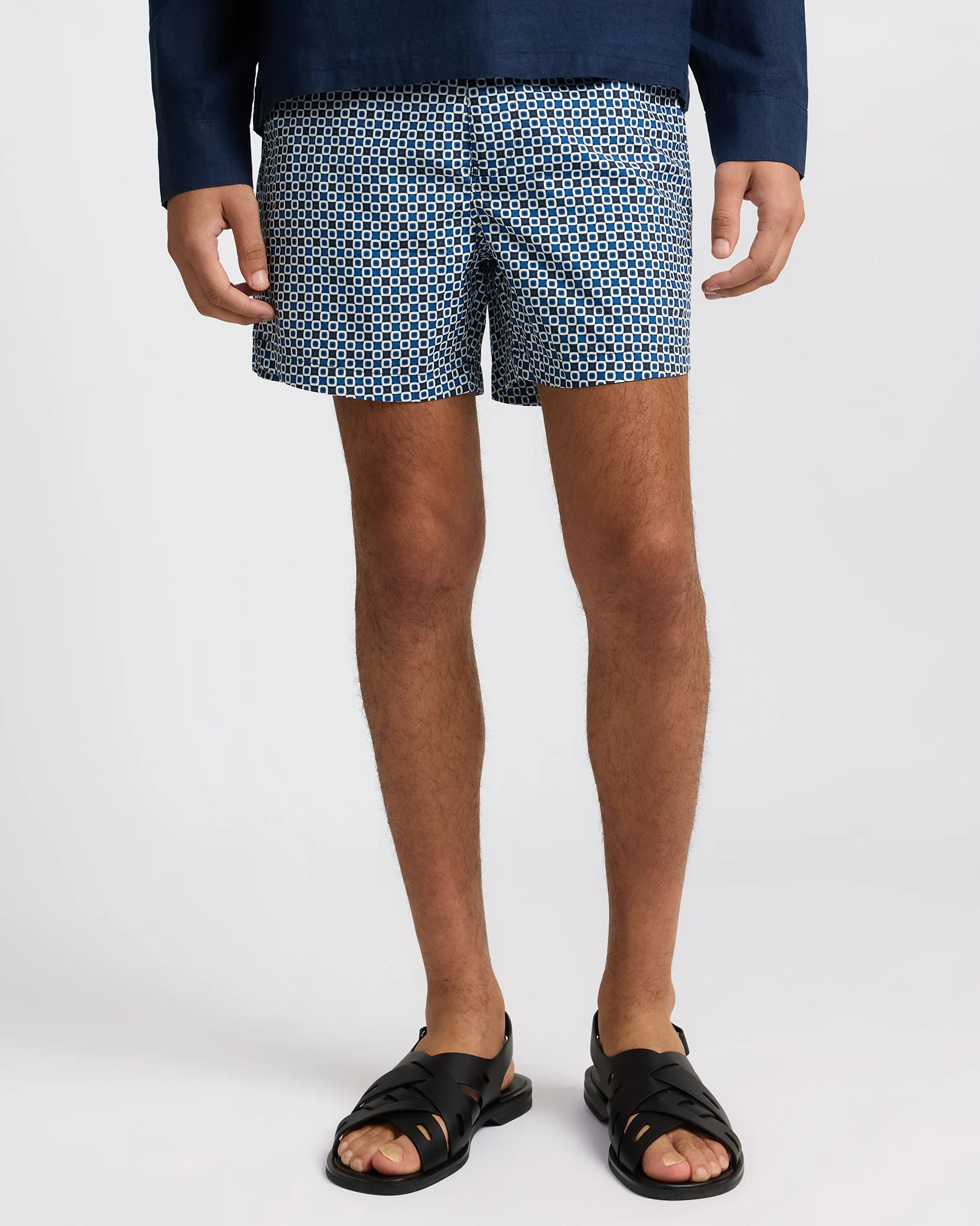 Mens | Calder Buckle 5" Swim Trunk - II | Deep Navy - Image 3