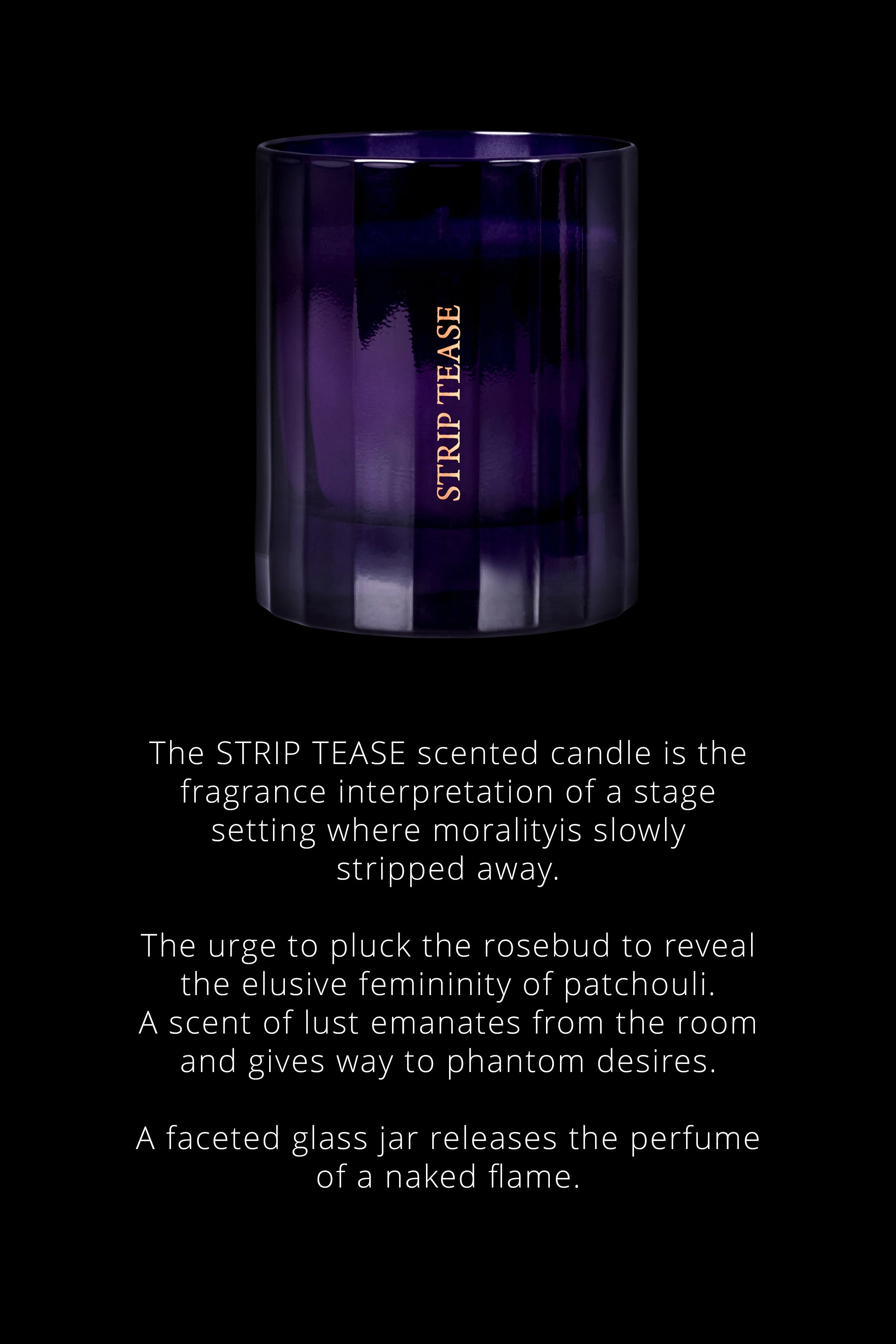 Candle Strip Tease - Powdery notes | White - Image 2