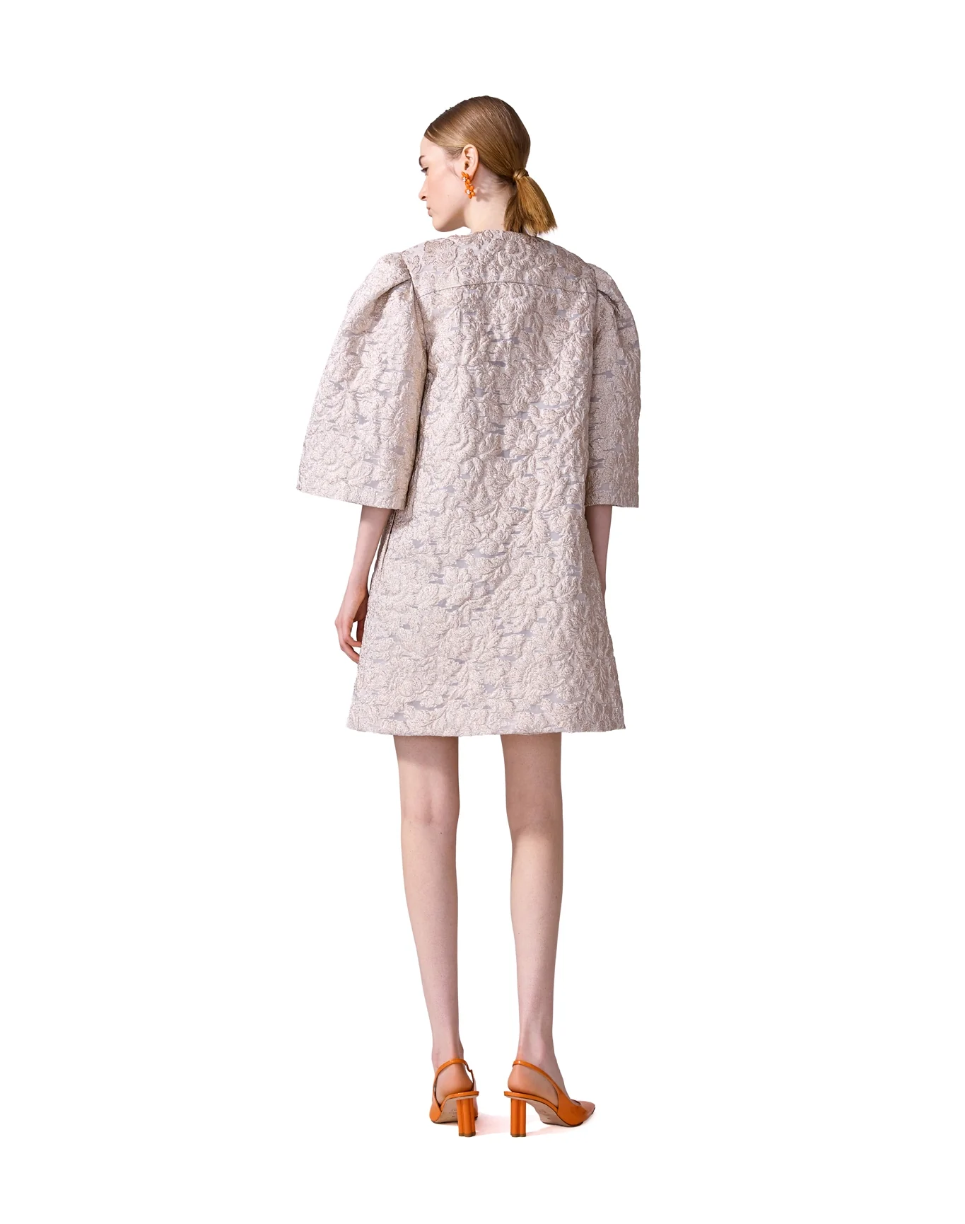 3/4 Sleeve Coat | Gold - Image 3