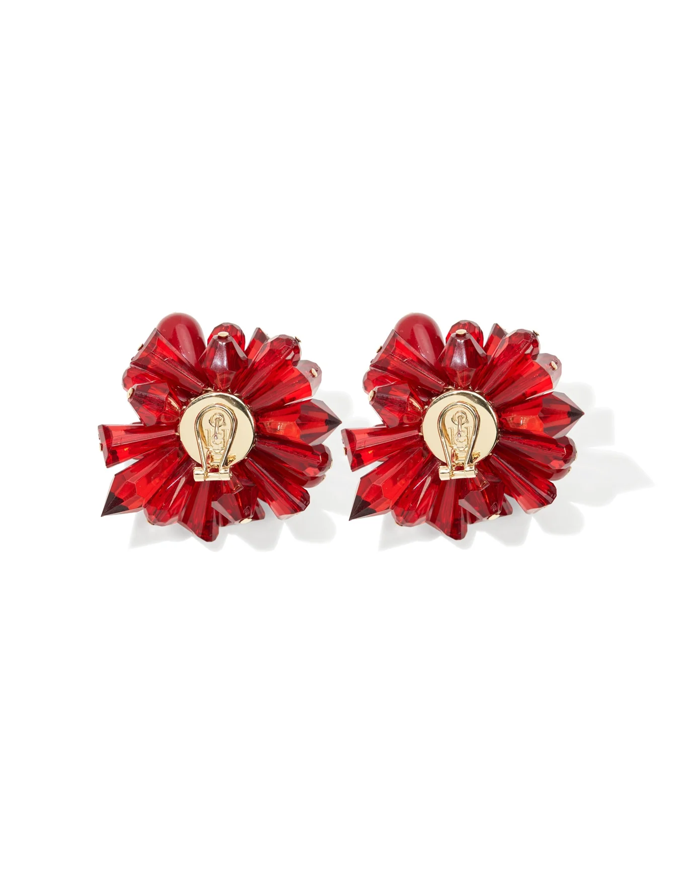 Crystal Cluster Earrings | Garnet - Image 3