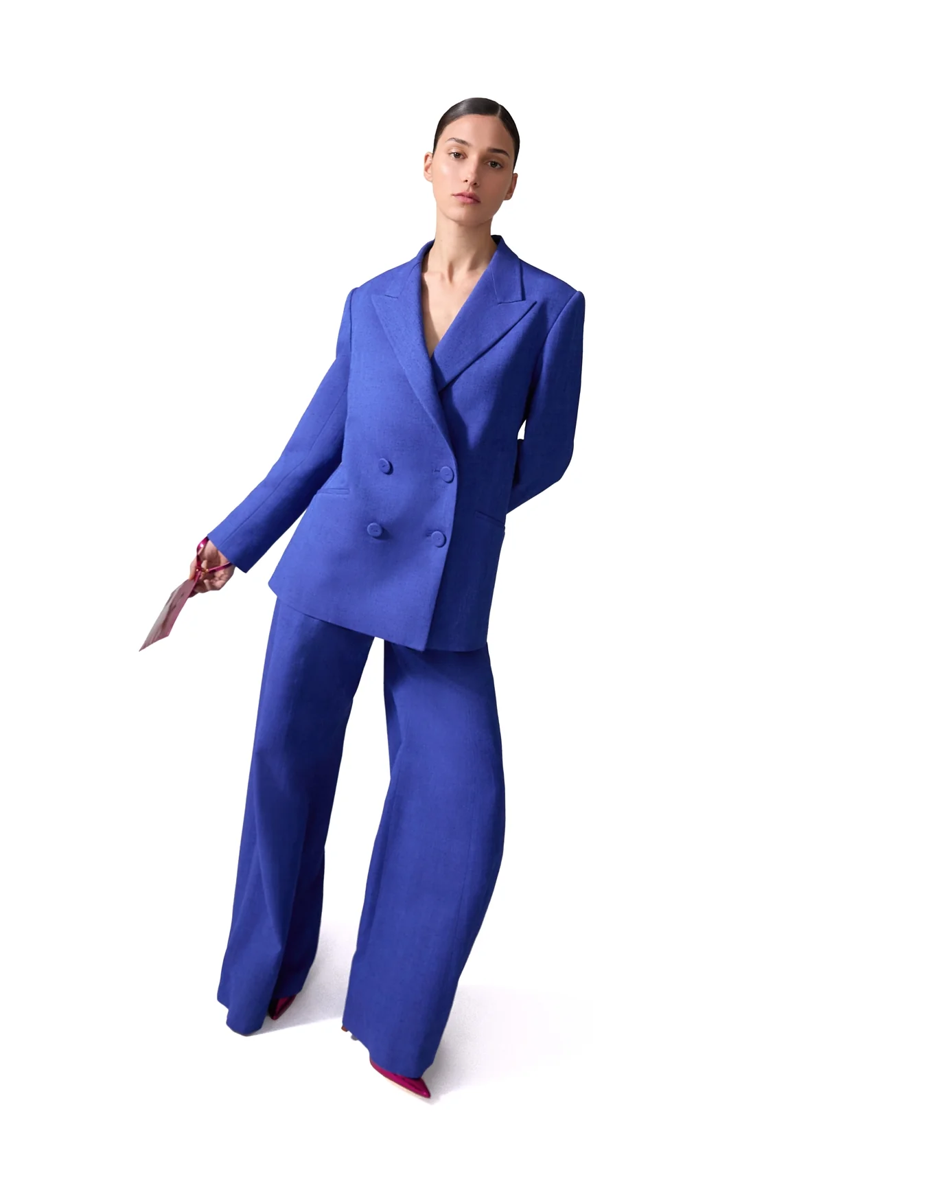 Double Breasted Jacket | Ultramarine - Image 3
