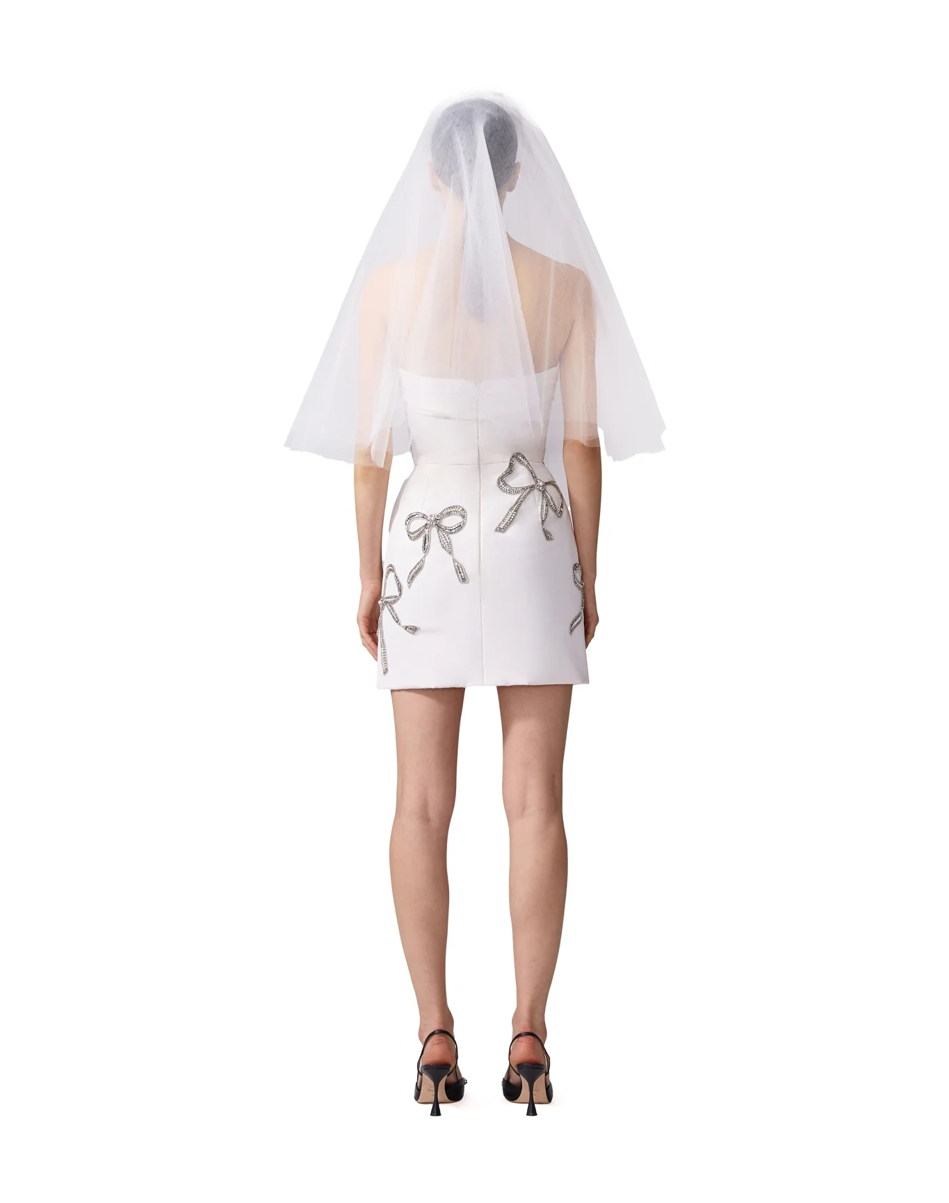 Embroidered Veil | White - Image 2