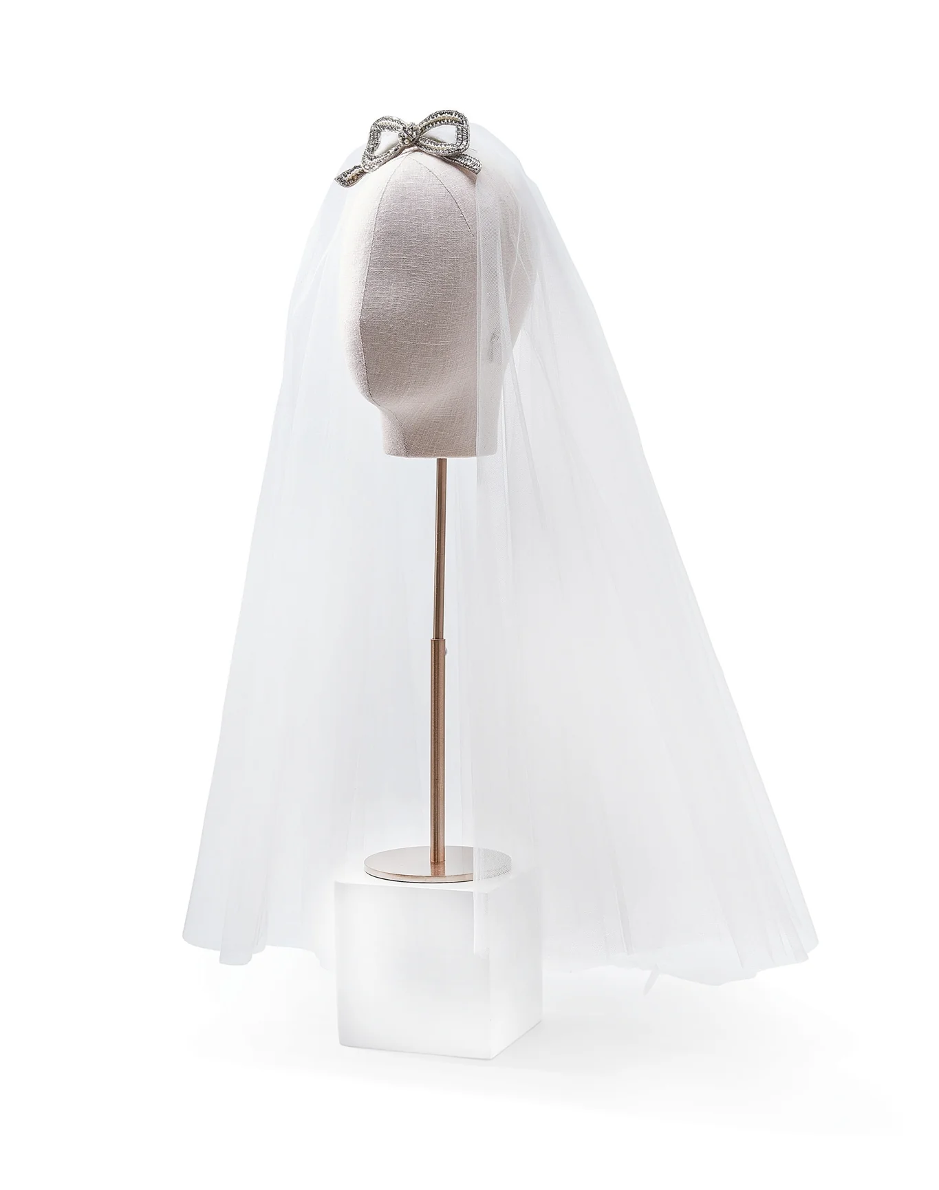 Embroidered Veil | White - Image 4