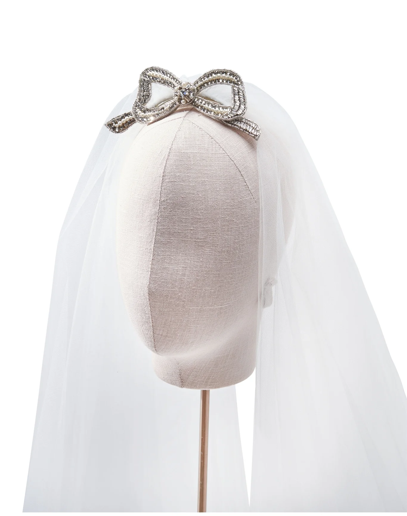Embroidered Veil | White - Image 5
