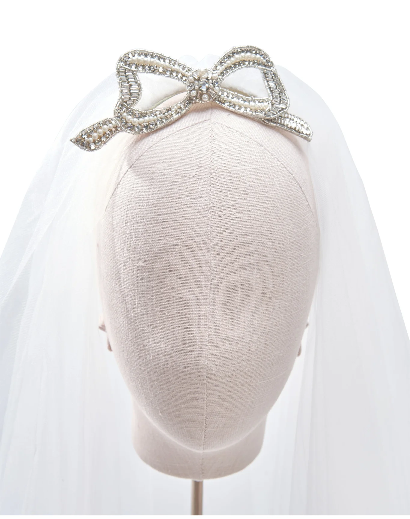 Embroidered Veil | White - Image 7