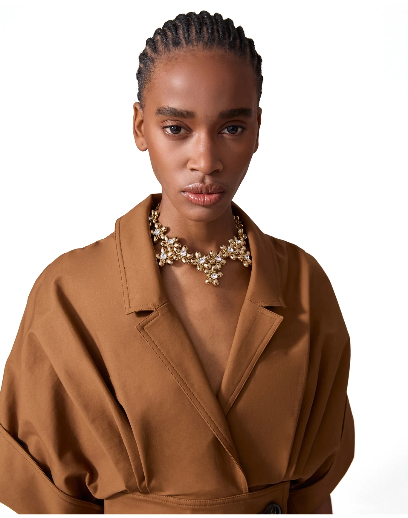 Flower Cluster Necklace | Gold - Image 4