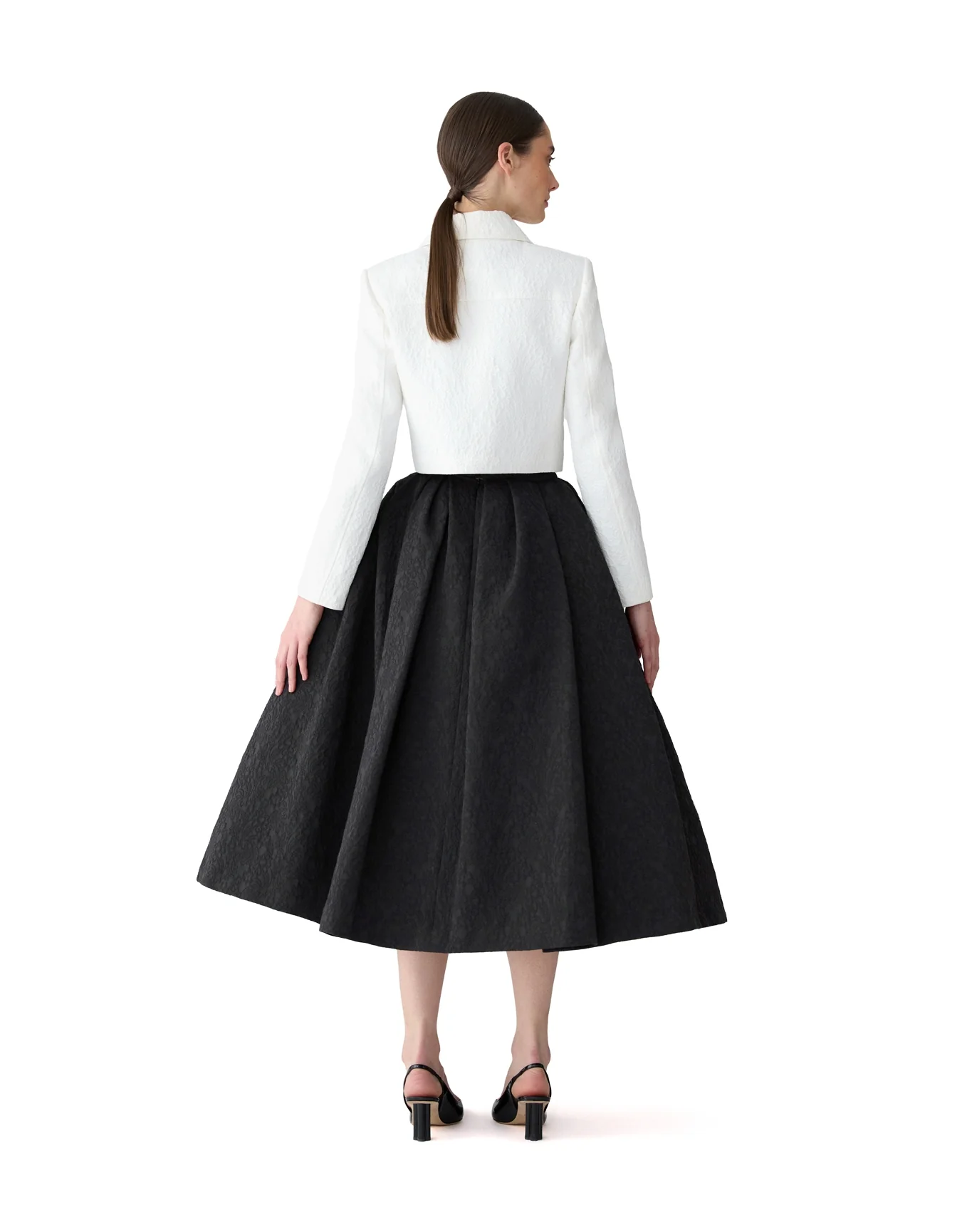 Full Midi Skirt | Black - Image 2