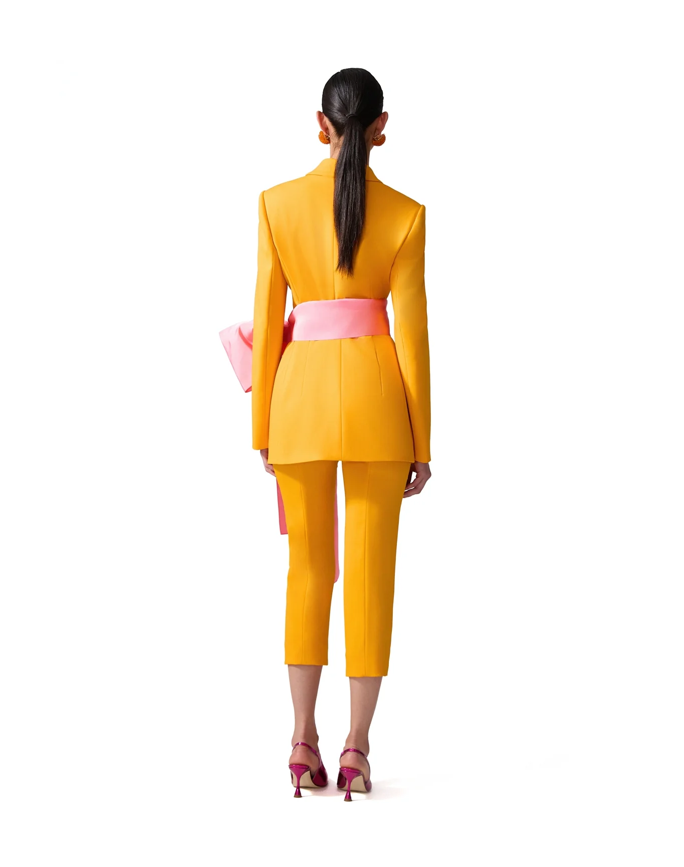 High Waist Capri Pant | Marigold - Image 2