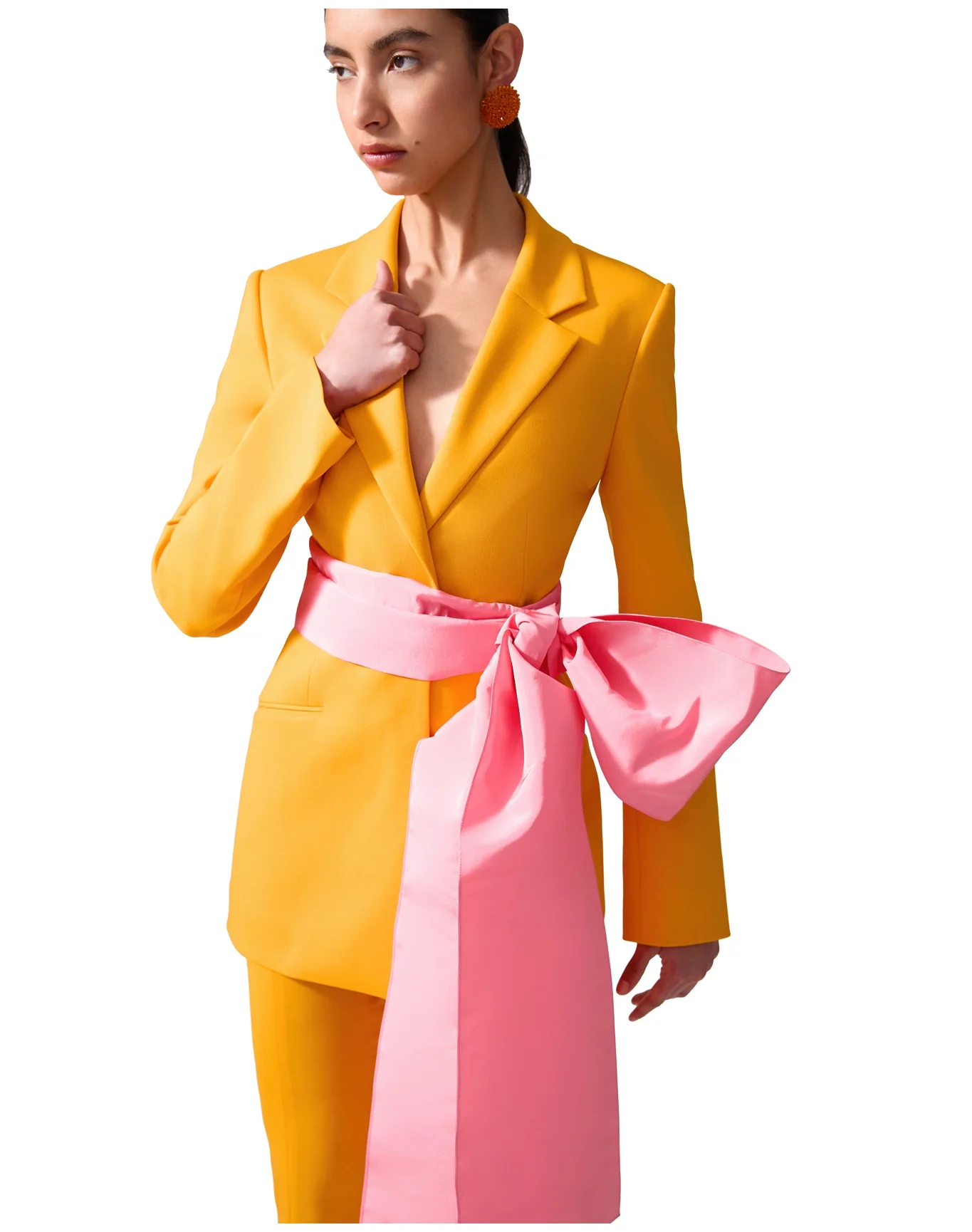 High Waist Capri Pant | Marigold - Image 3