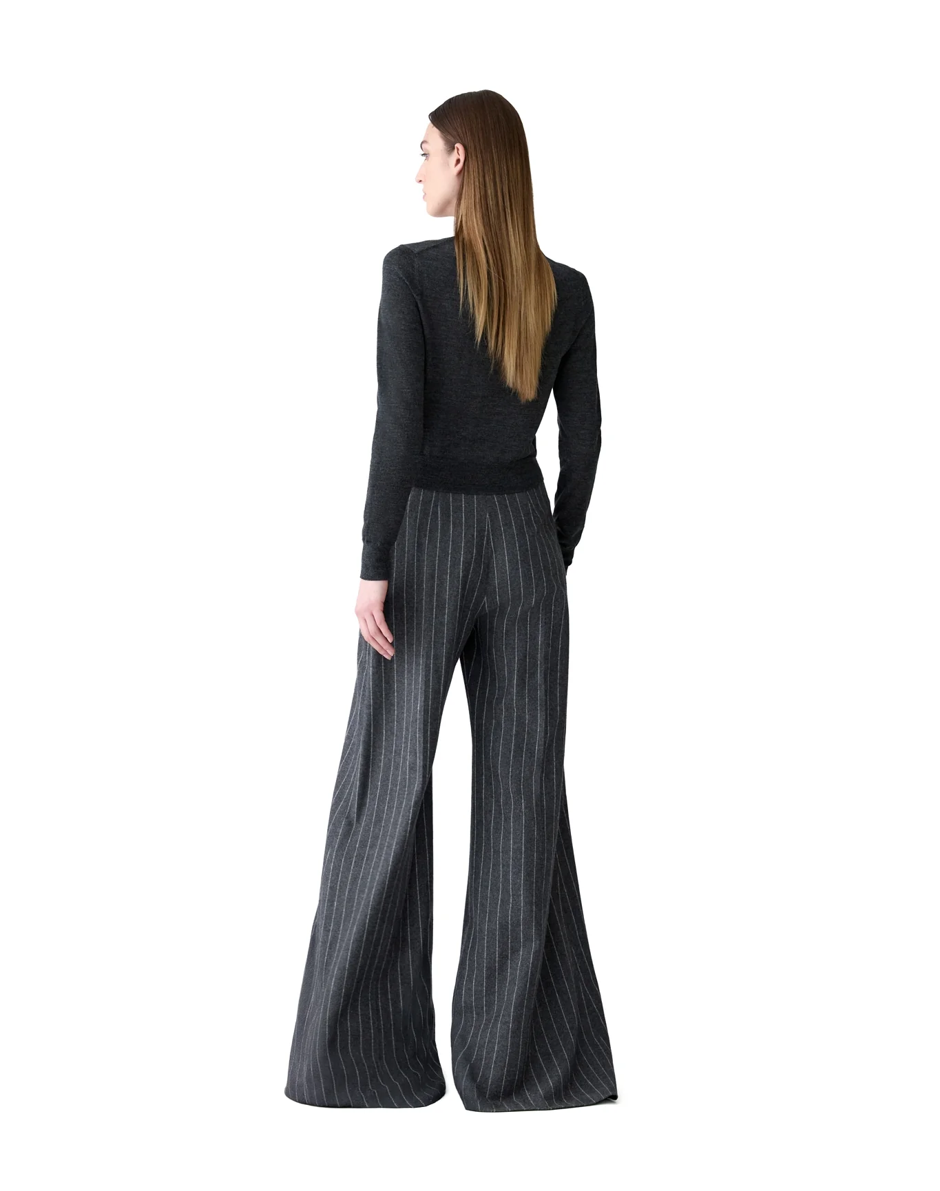 Long Sleeve Cardigan | Charcoal Grey - Image 5