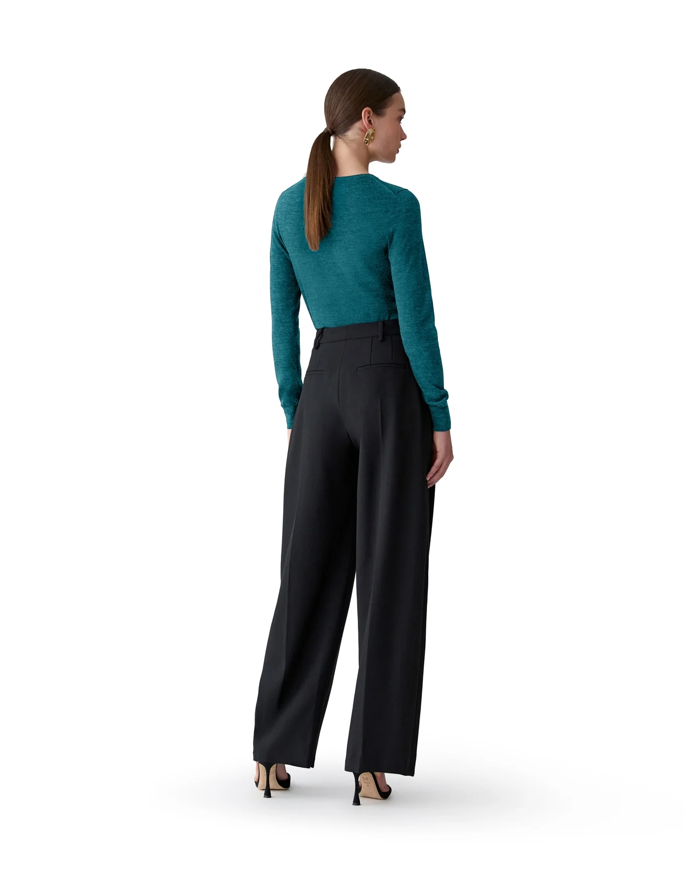 Long Sleeve Cardigan | Pine Green - Image 3