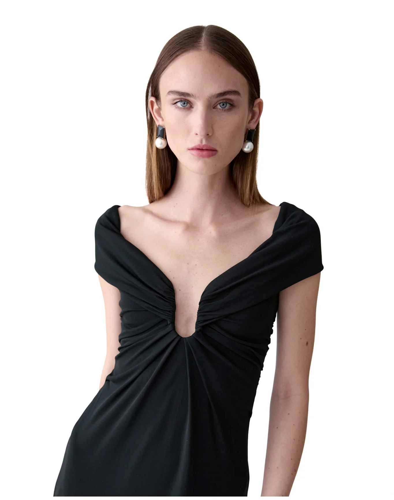 Off Shoulder Gown | Black - Image 4