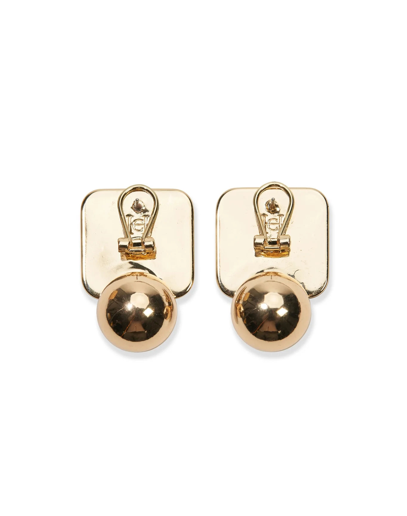 Resin Arty Stud Earrings | Black Multi - Image 3