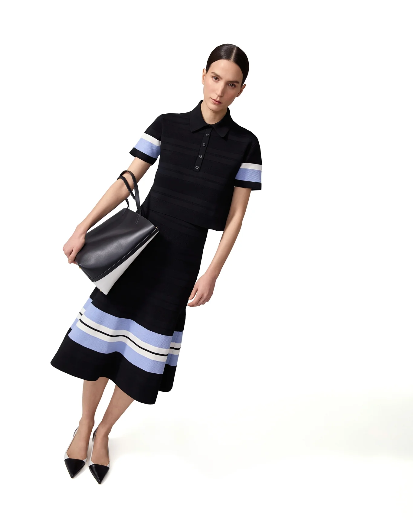 Short Sleeve Polo | Black Multi - Image 4