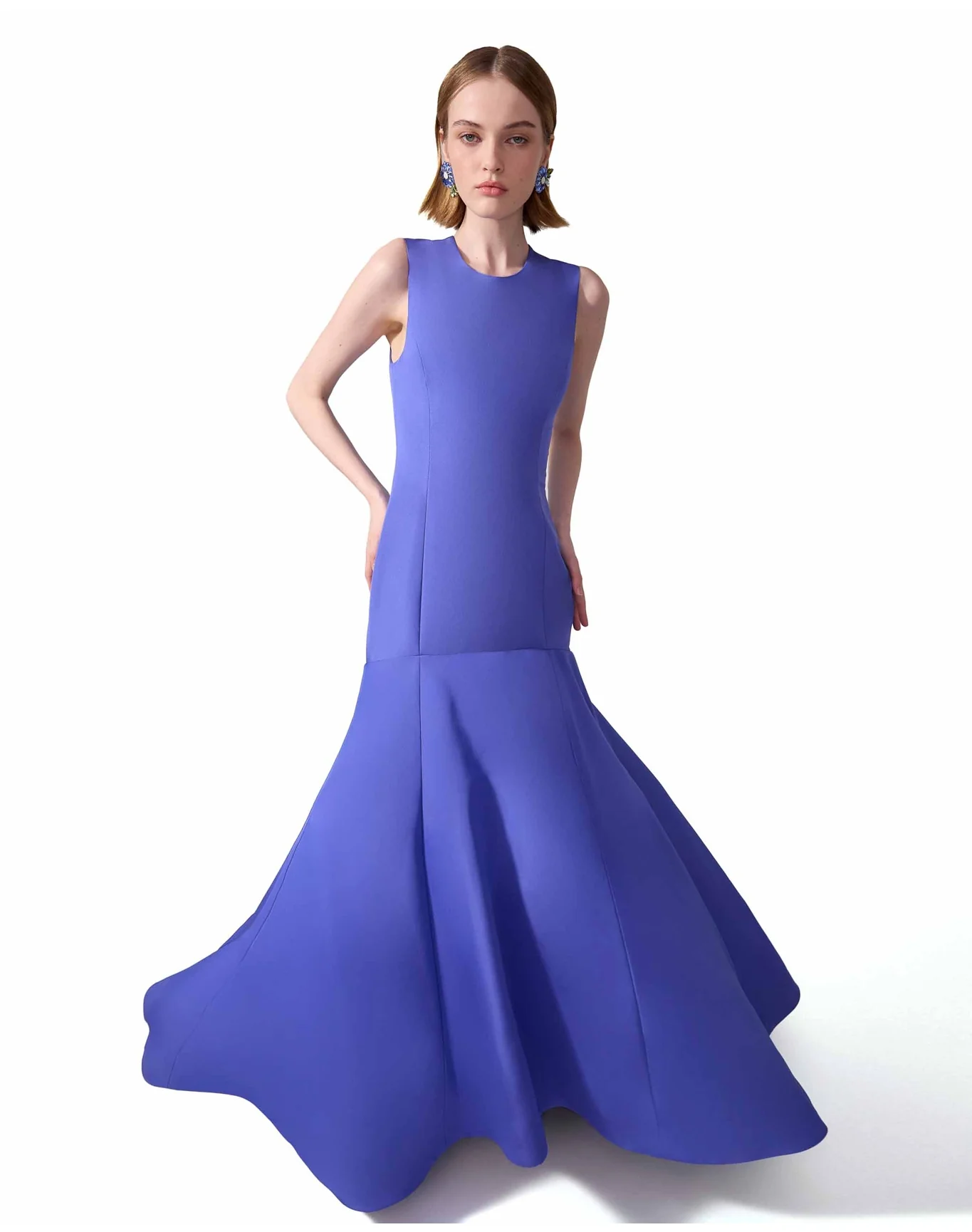 Sleeveless Mermaid Gown | Delphinium - Image 3