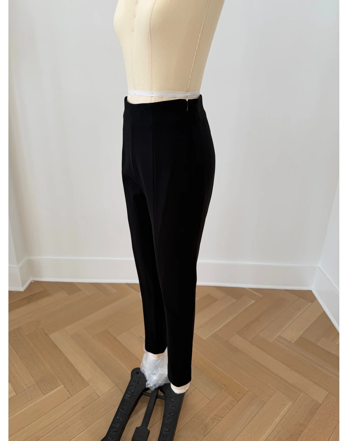 Slim Straight Leg Emilie Pant | Black (V1) - Image 2