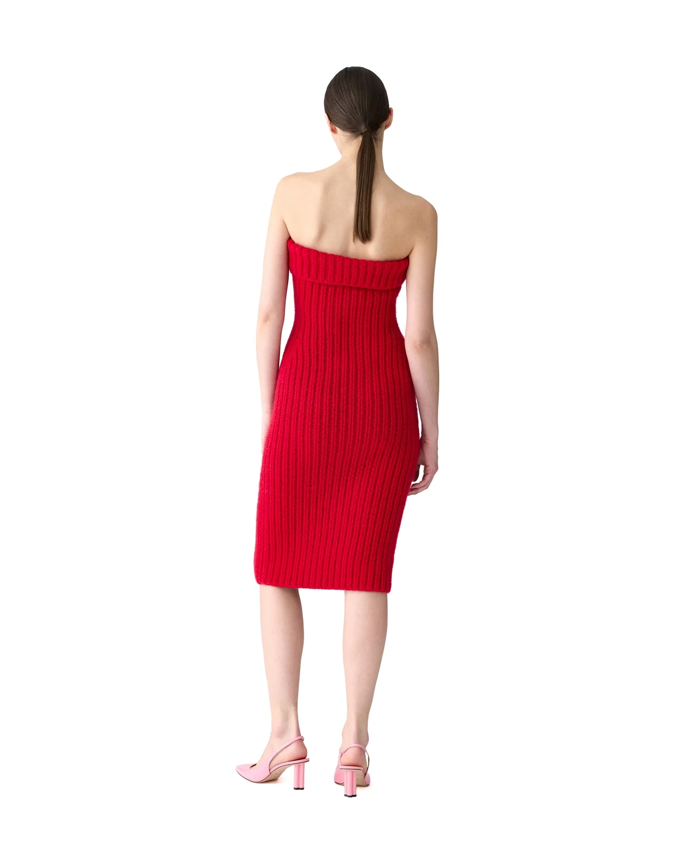 Strapless Mini Dress | Scarlet - Image 3