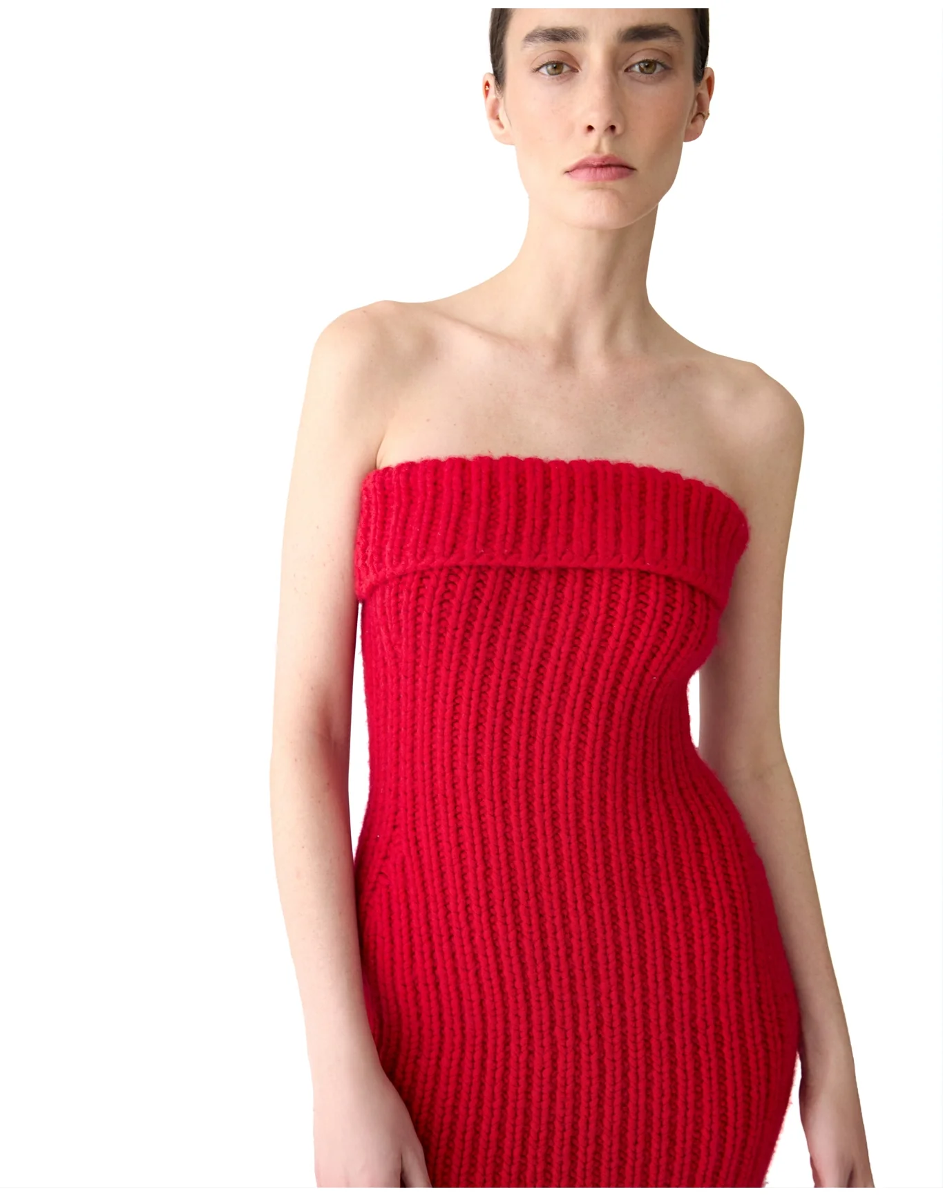 Strapless Mini Dress | Scarlet - Image 4