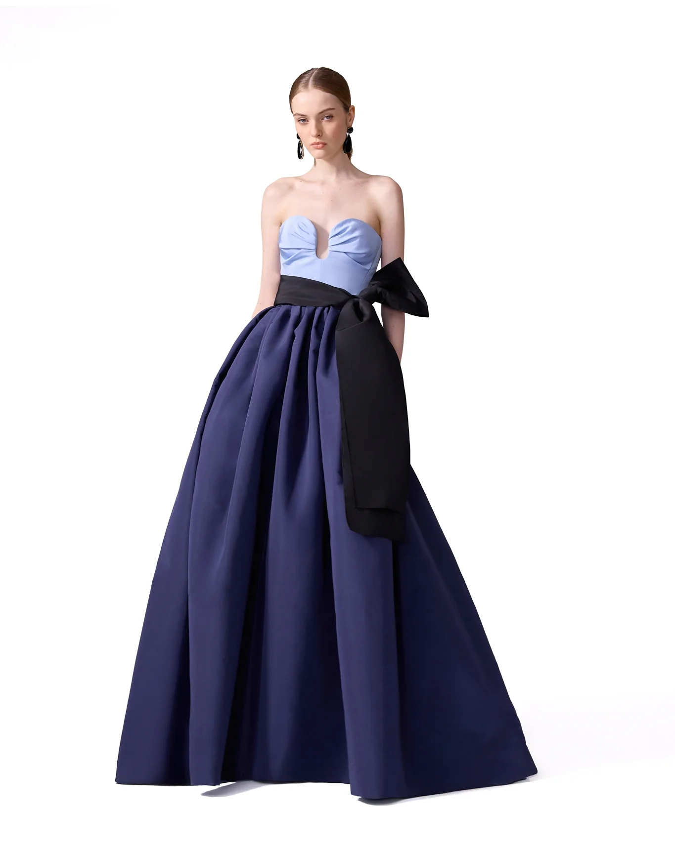 Sweetheart Gown with Sash | Midnight Multi - Image 2