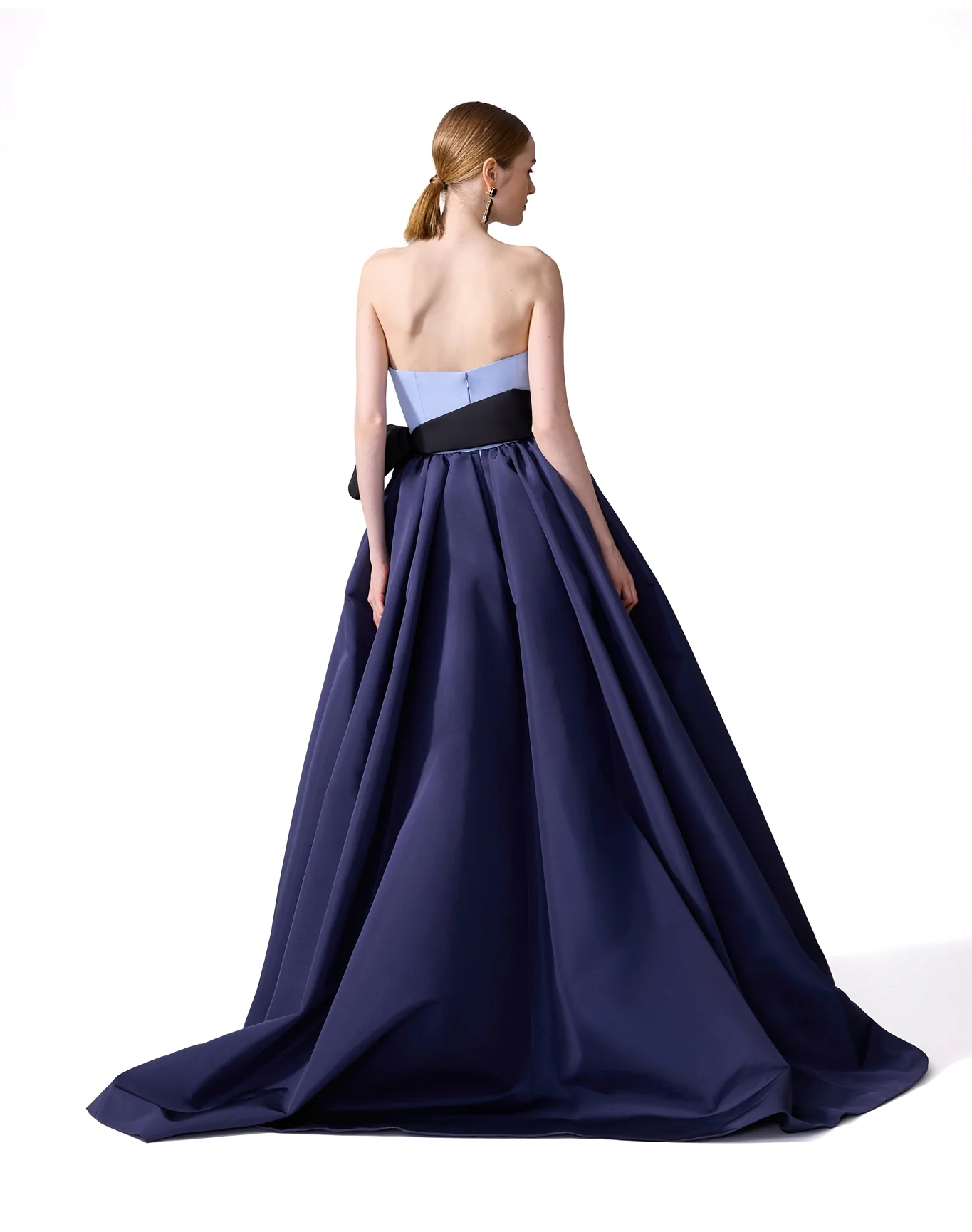 Sweetheart Gown with Sash | Midnight Multi - Image 3